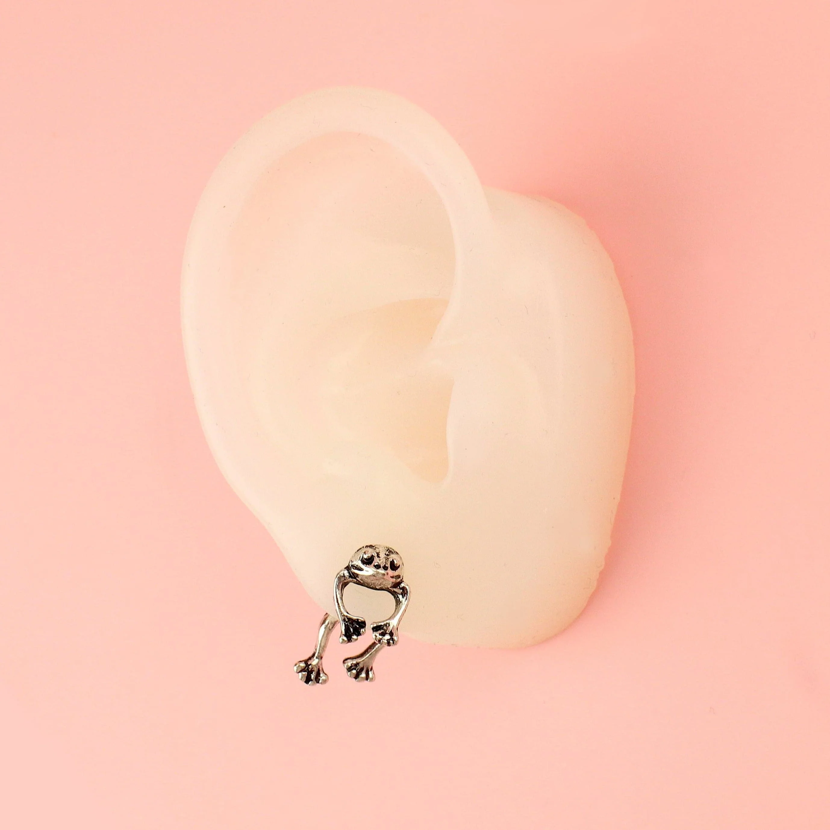 2 Piece Frog Stud Earrings - Image 2
