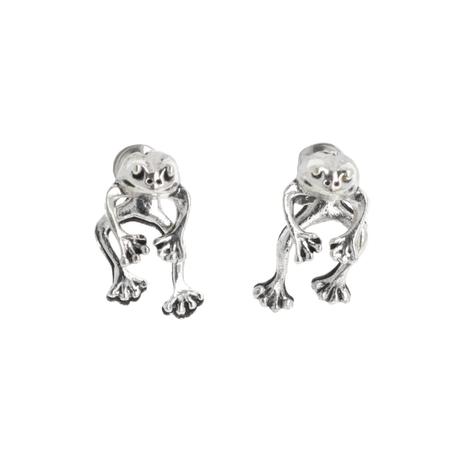 2 Piece Frog Stud Earrings - Image 6