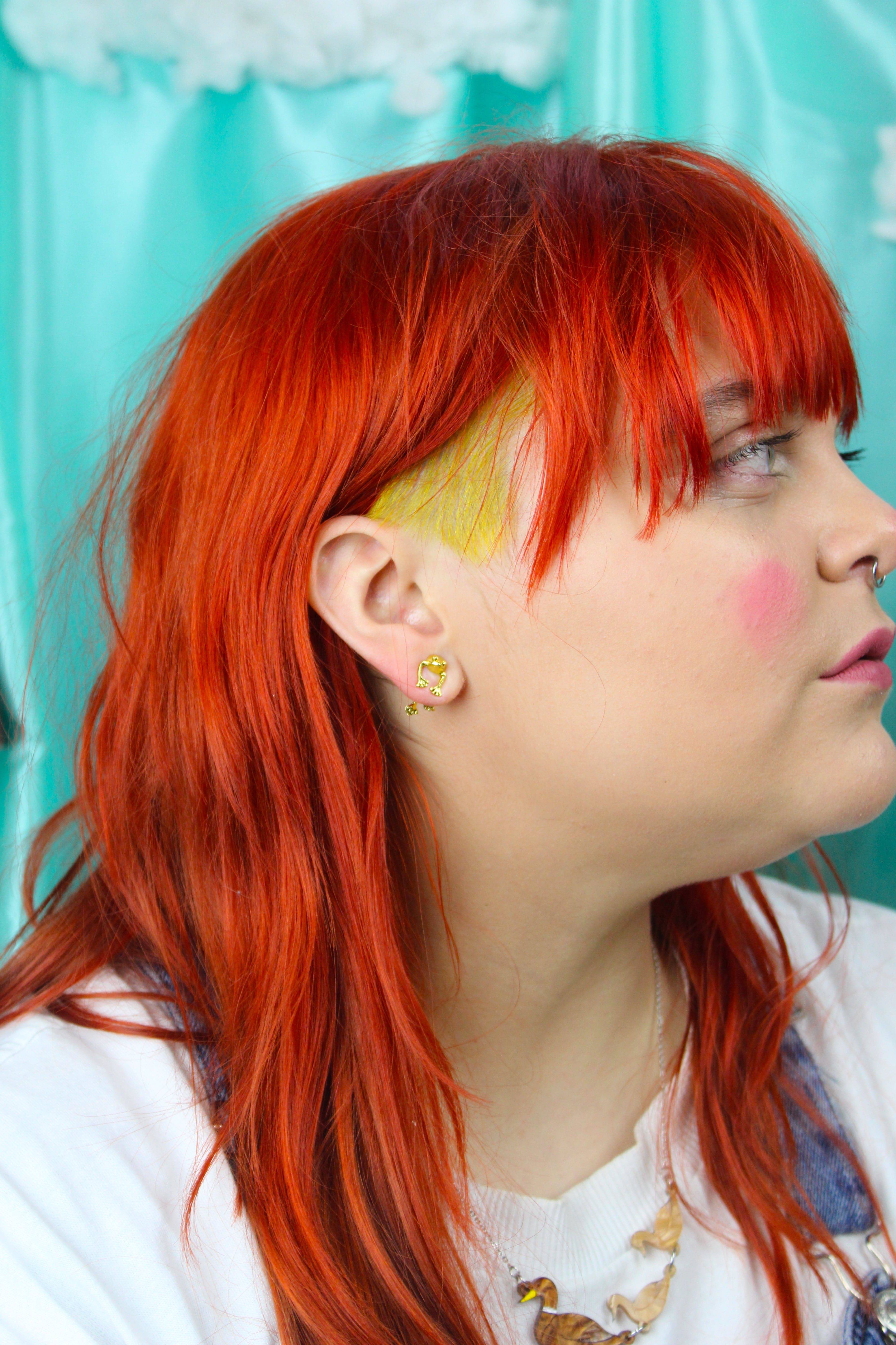 2 Piece Frog Stud Earrings (Gold Plated) - Image 7
