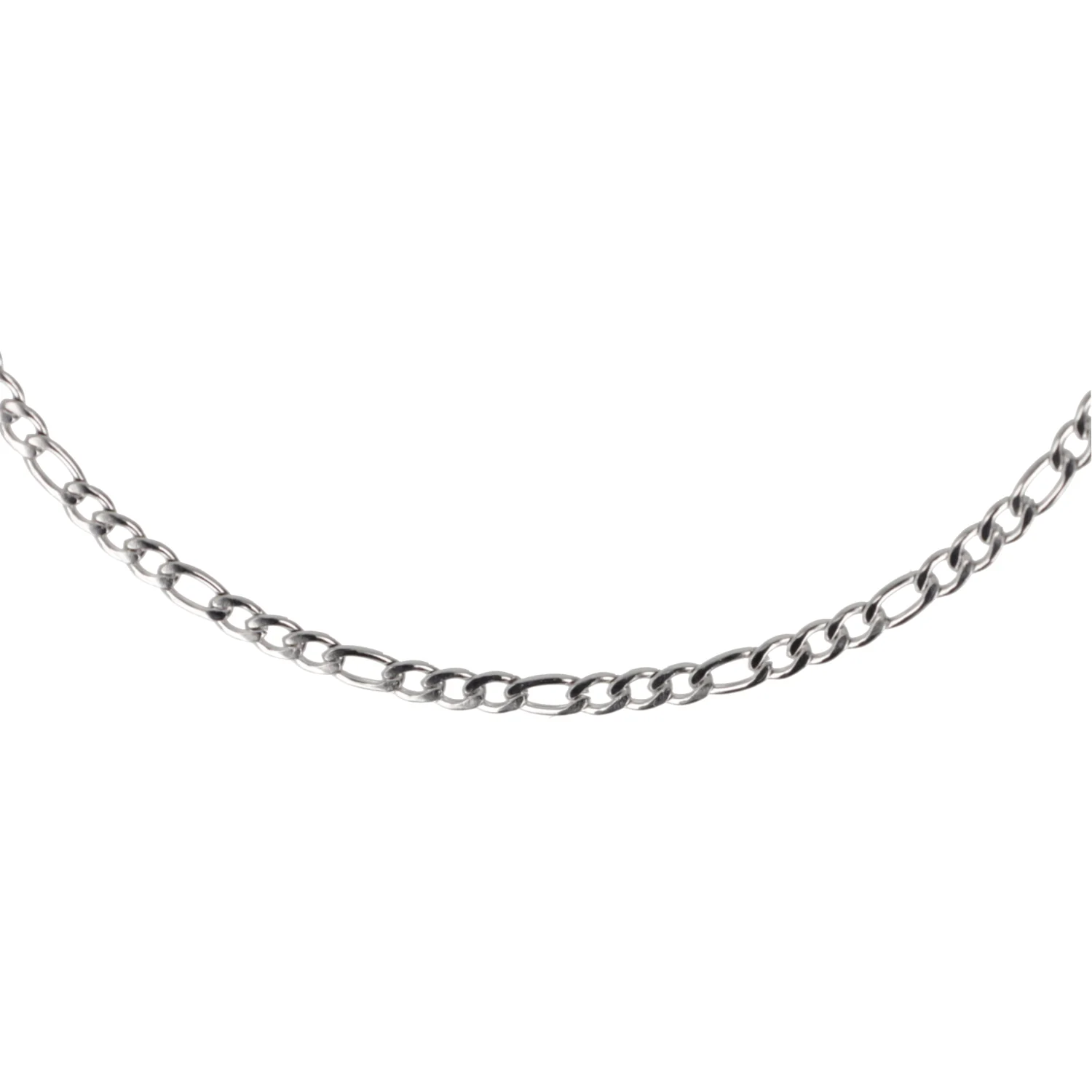 20 Inch Figaro Chain Necklace (Stainless Steel) - Image 6