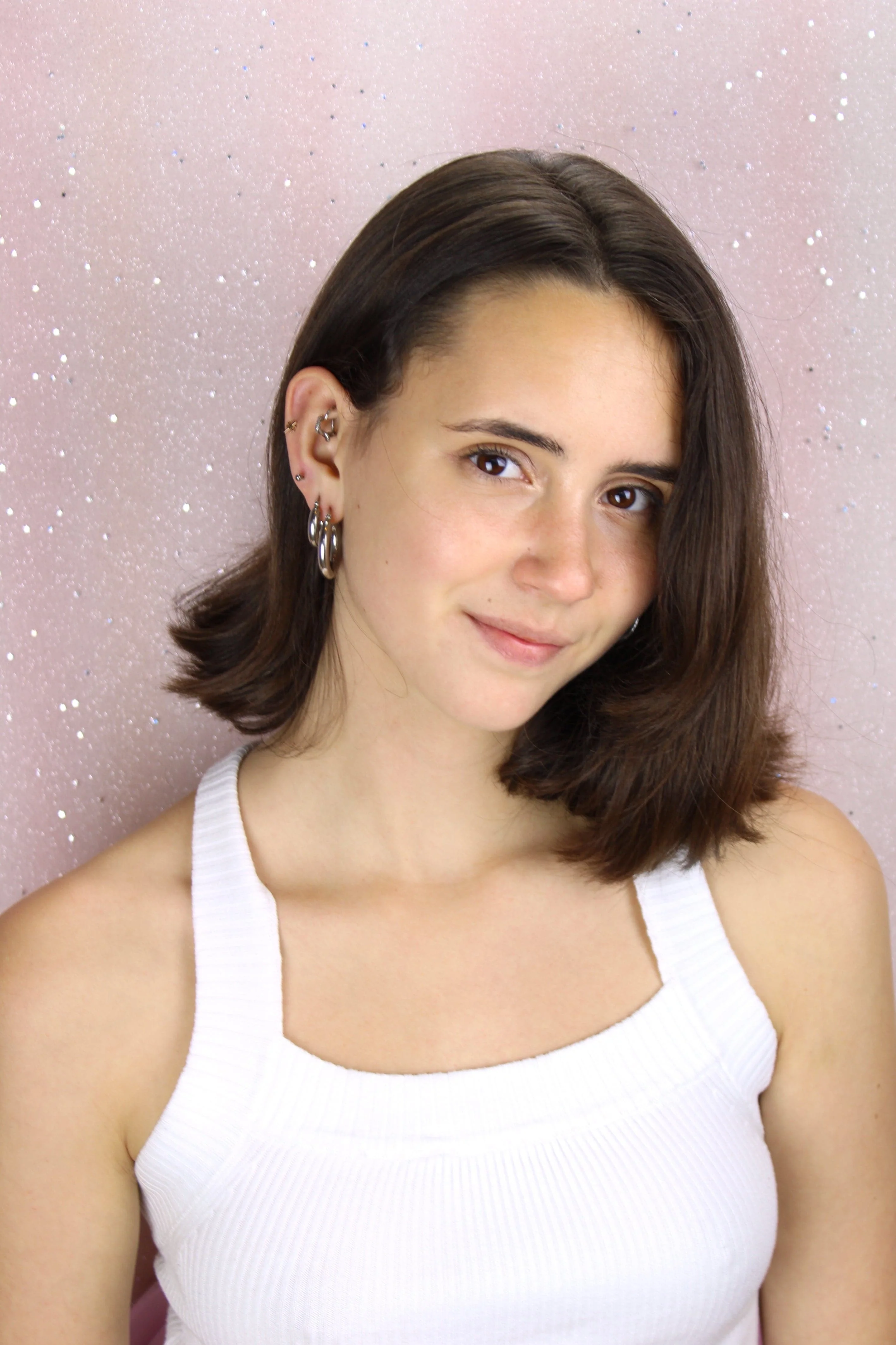 20mm Chunky Stainless Steel Hoop Earrings - Image 4