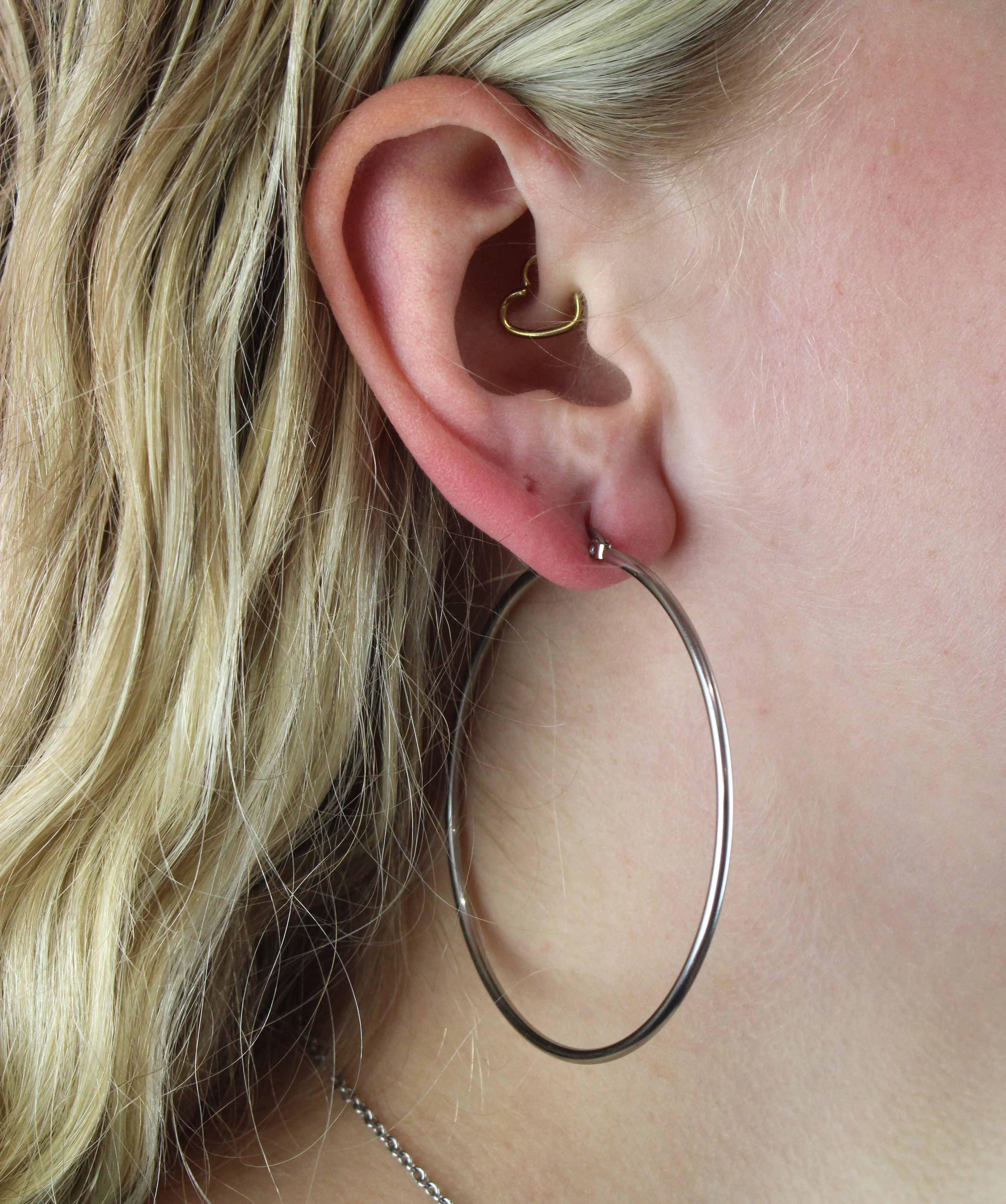 65mm Hoop Earrings - Image 2