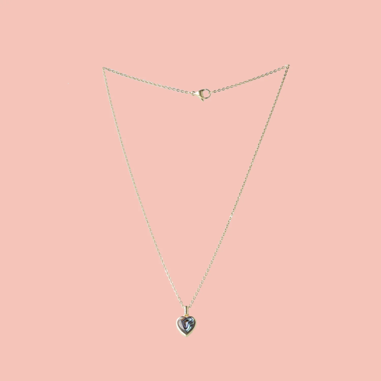 Abalone Heart Necklace - Image 2