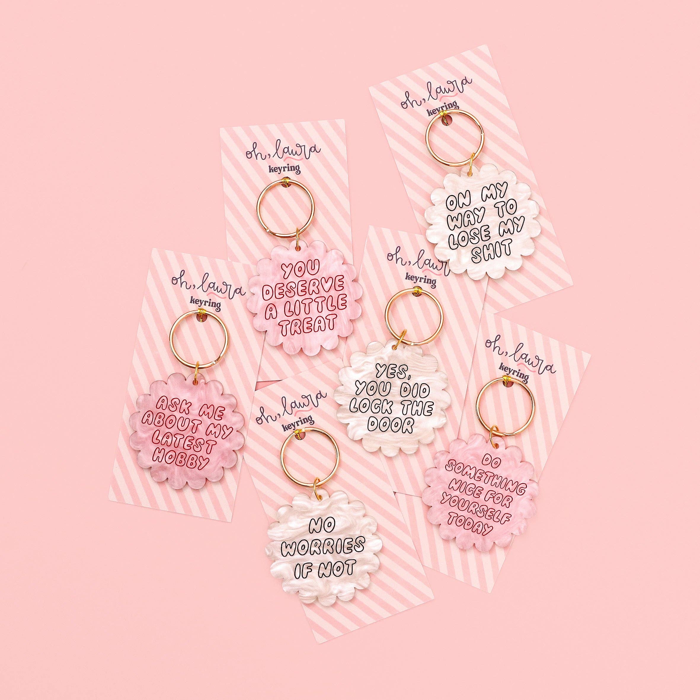 Acrylic keyring - ask me about my latest hobby - Image 5