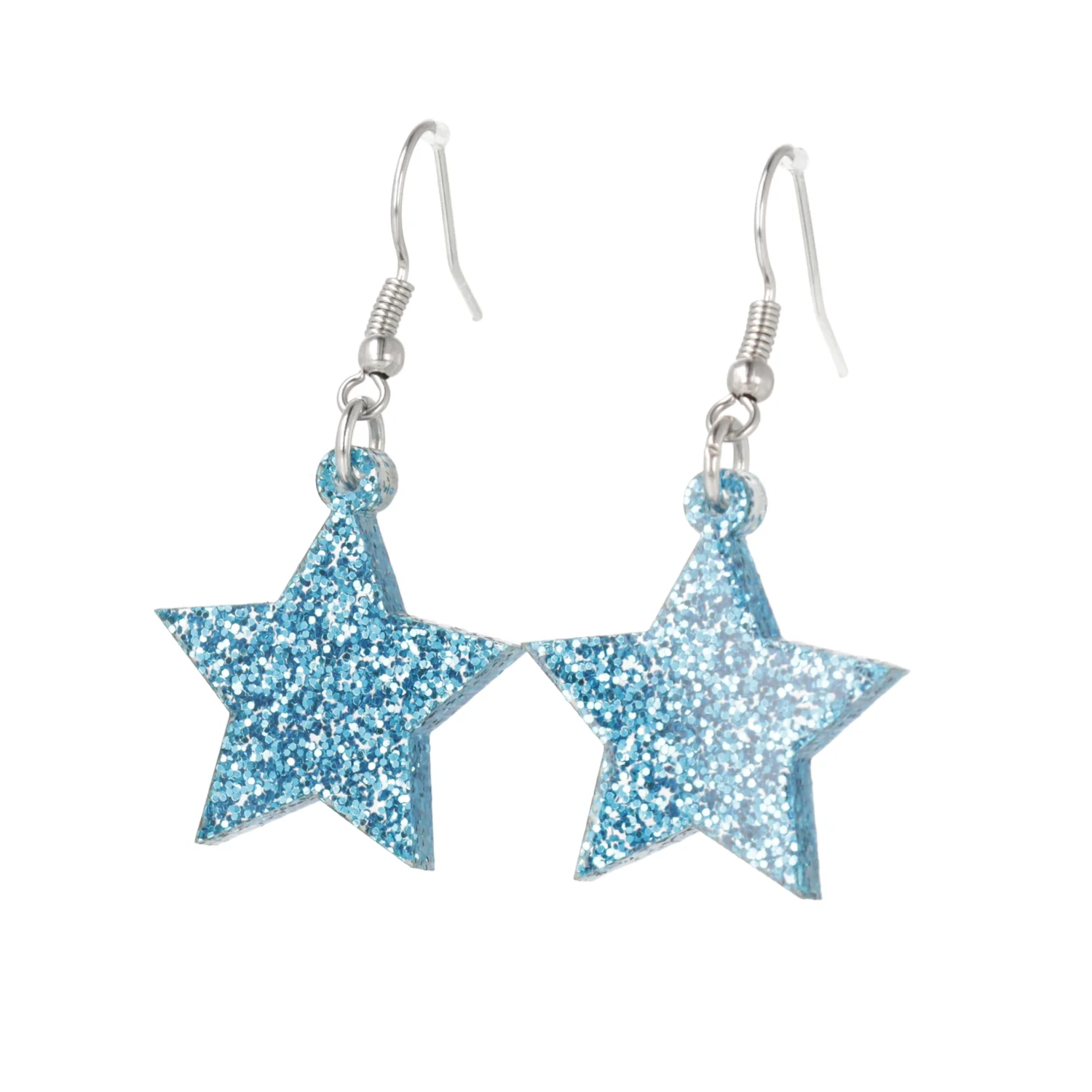 All That Glitters Blue Star Earrings - Image 8