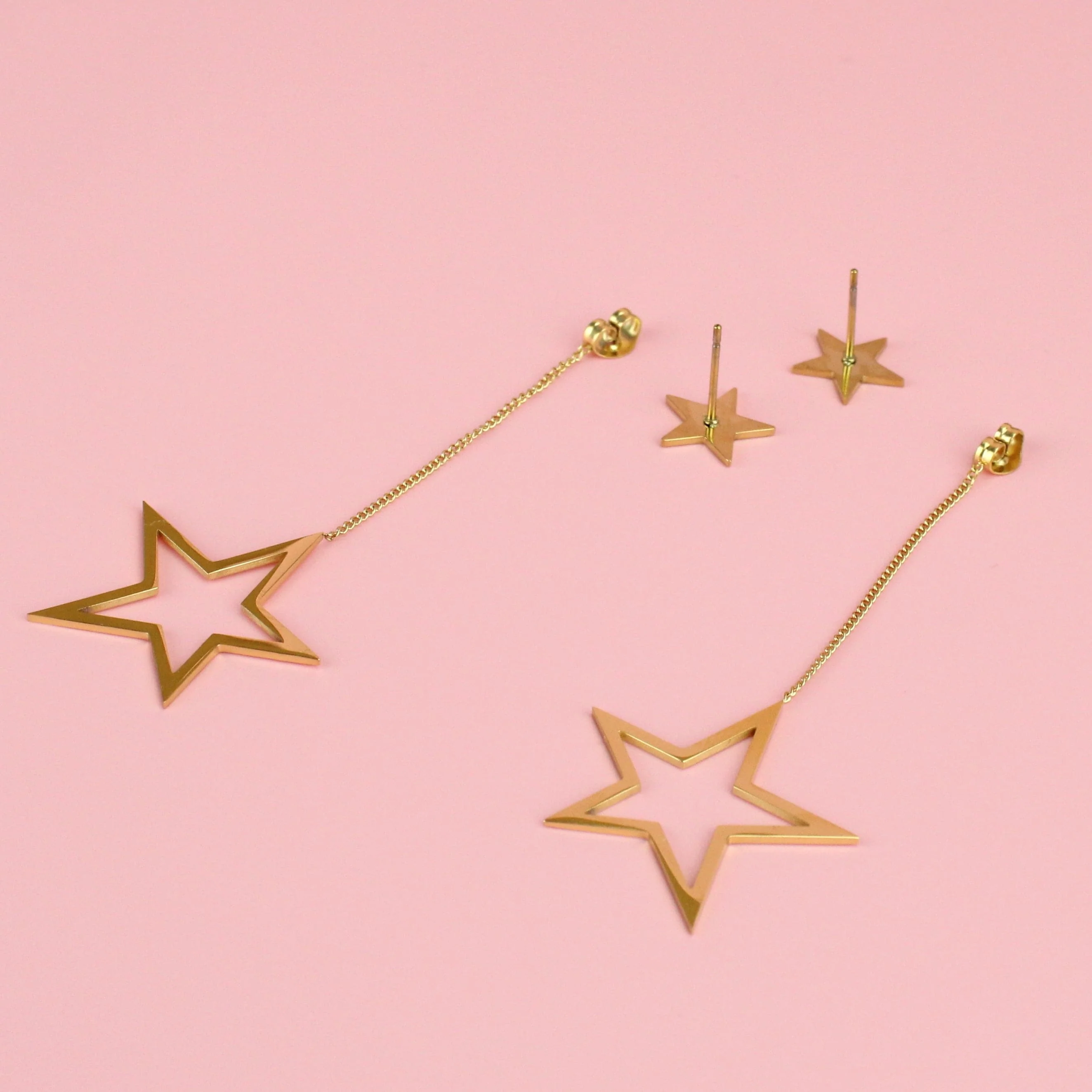 All The Stars Stud Earrings (Gold Plated) - Image 4