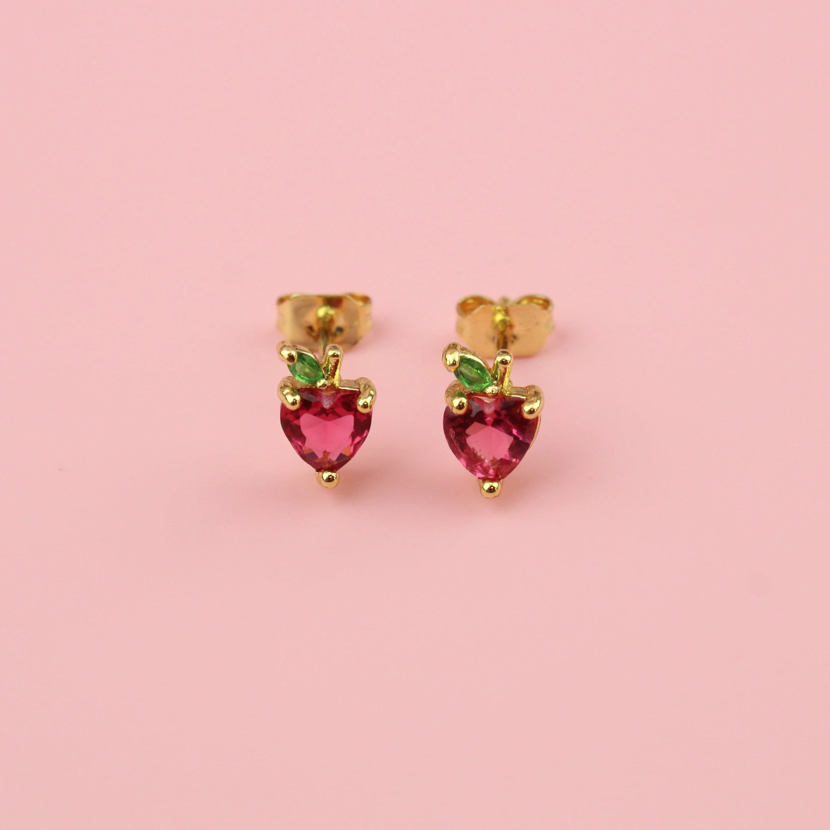 An Apple A Day Stud Earrings - Image 3