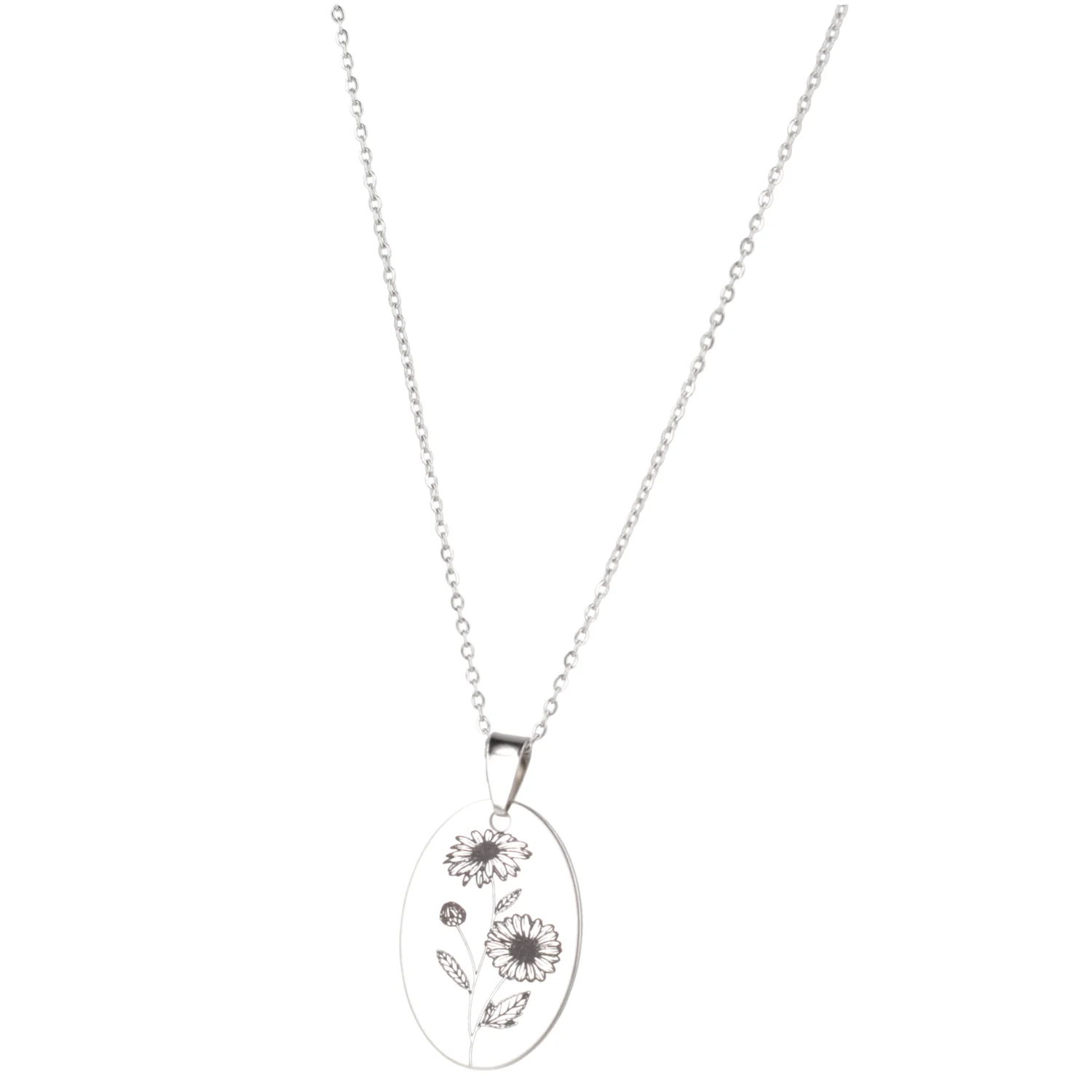 April Birth Flower Necklace - Daisy - Image 5