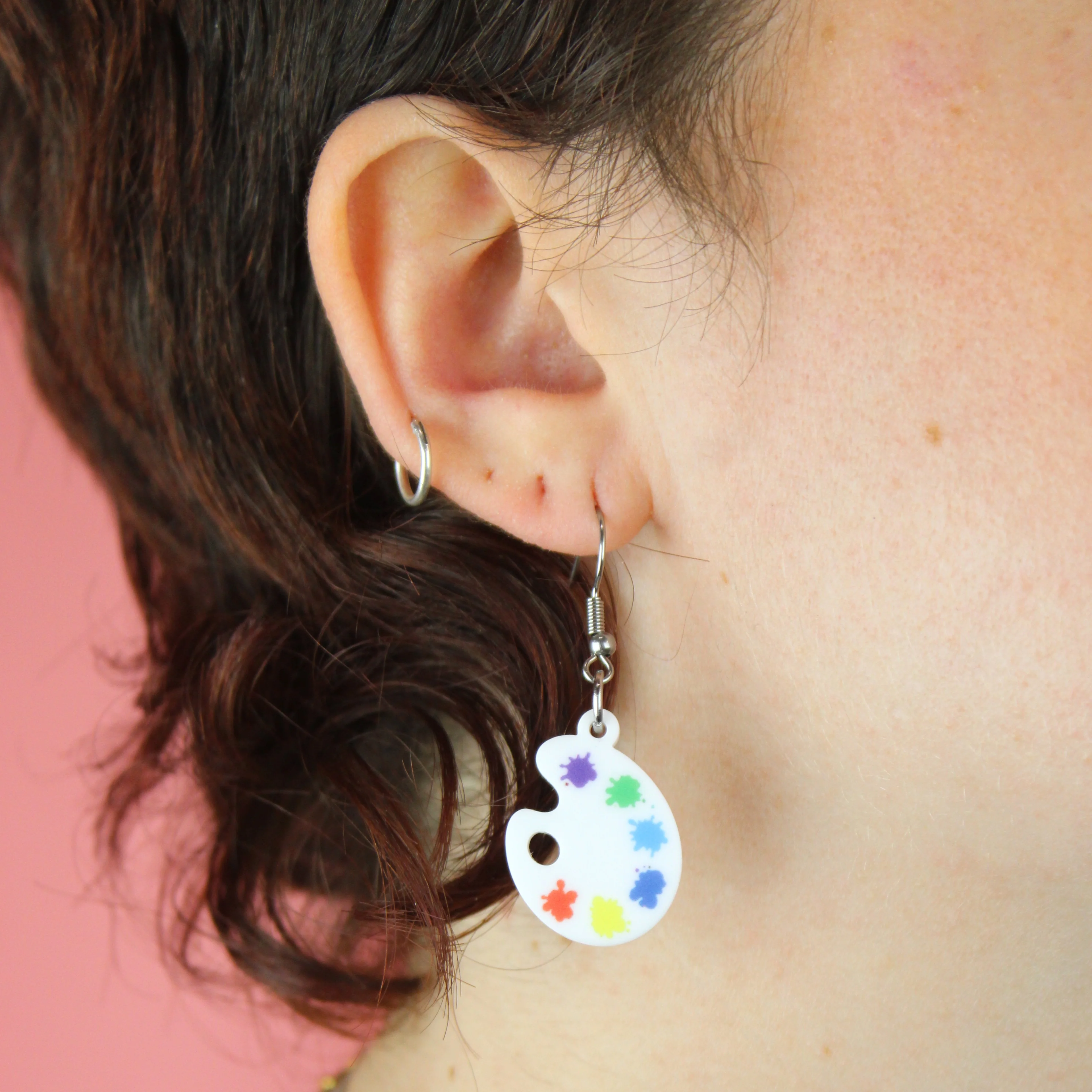 Artist Palette Earrings - Image 2
