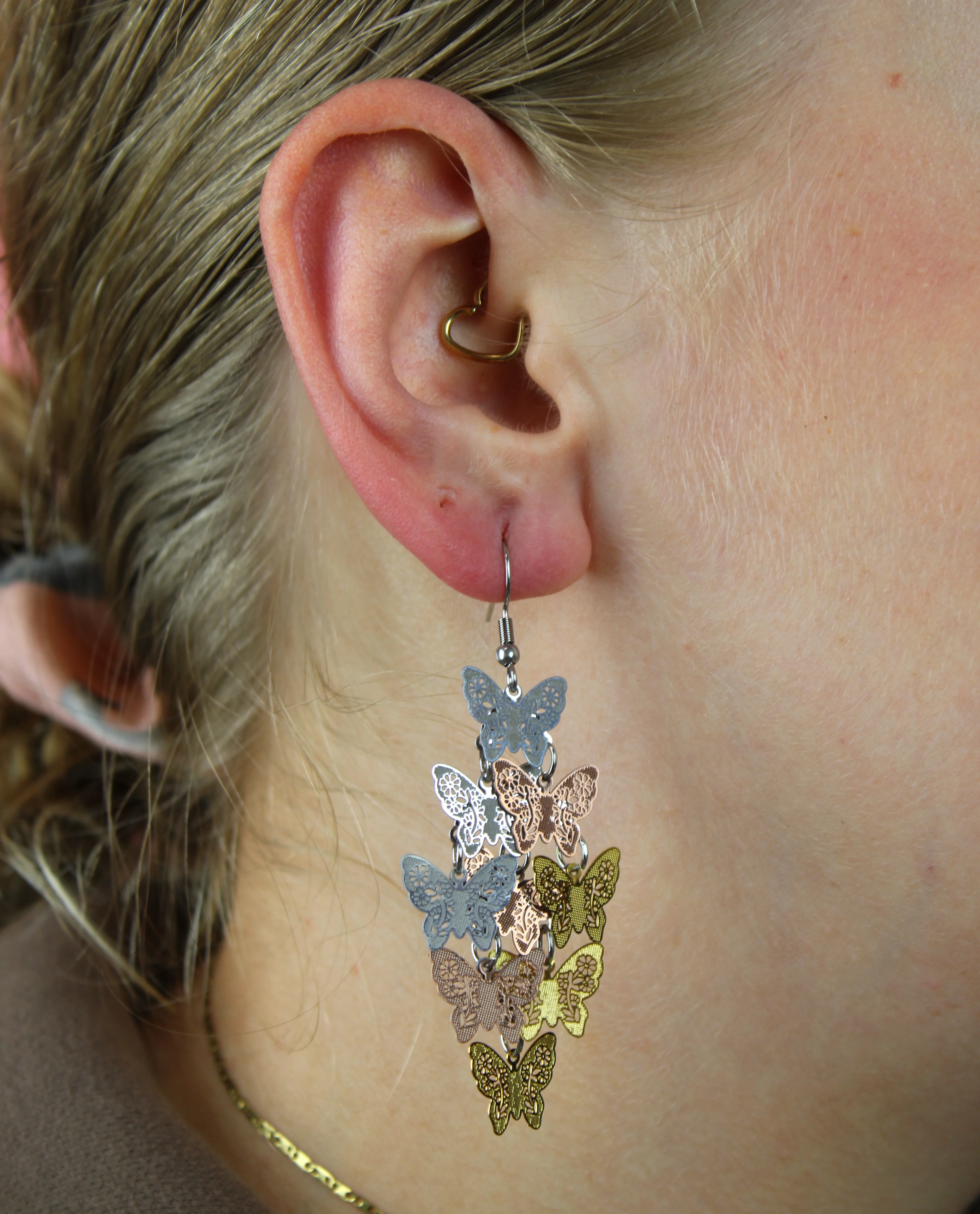 Autumn Butterfly Earrings - Image 2
