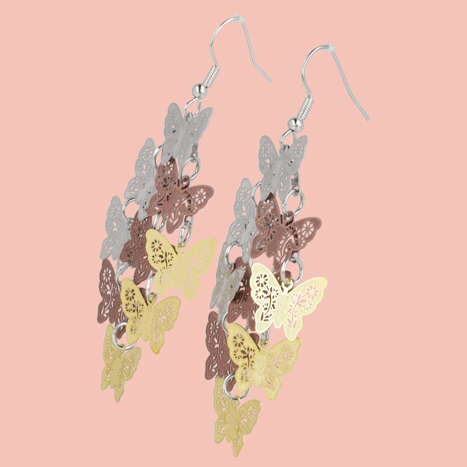 Autumn Butterfly Earrings - Image 3