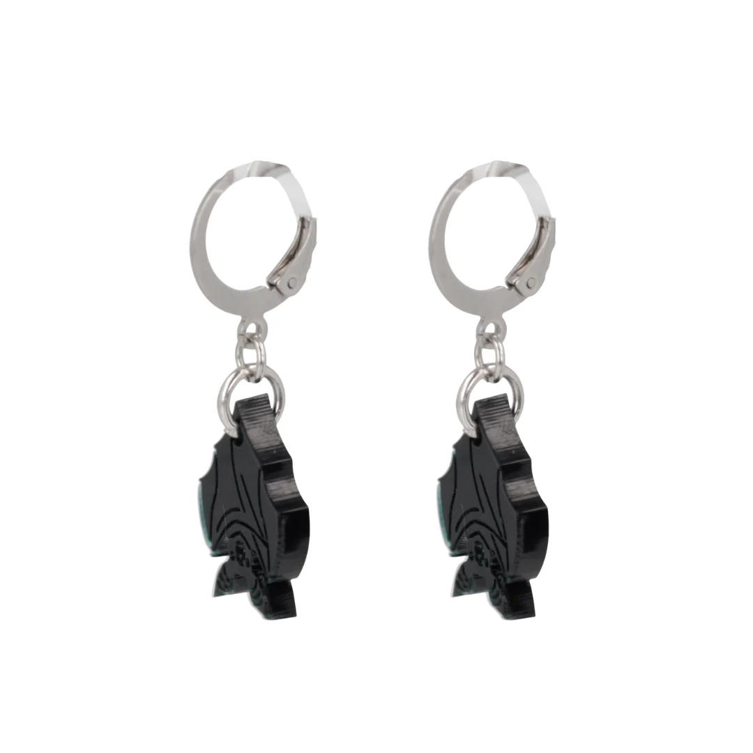Bat Huggie Hoop Earrings - Image 7