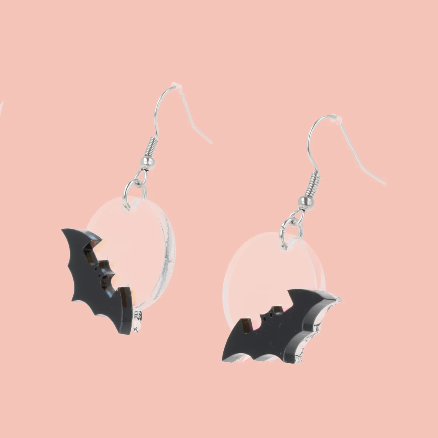 Bat On The Moon Earrings - Image 6