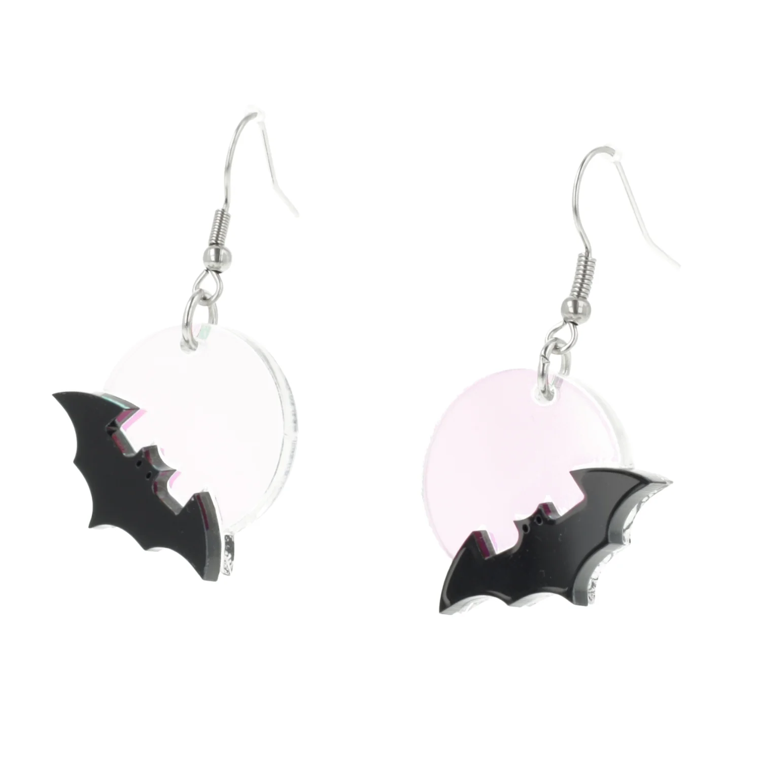 Bat On The Moon Earrings - Image 7