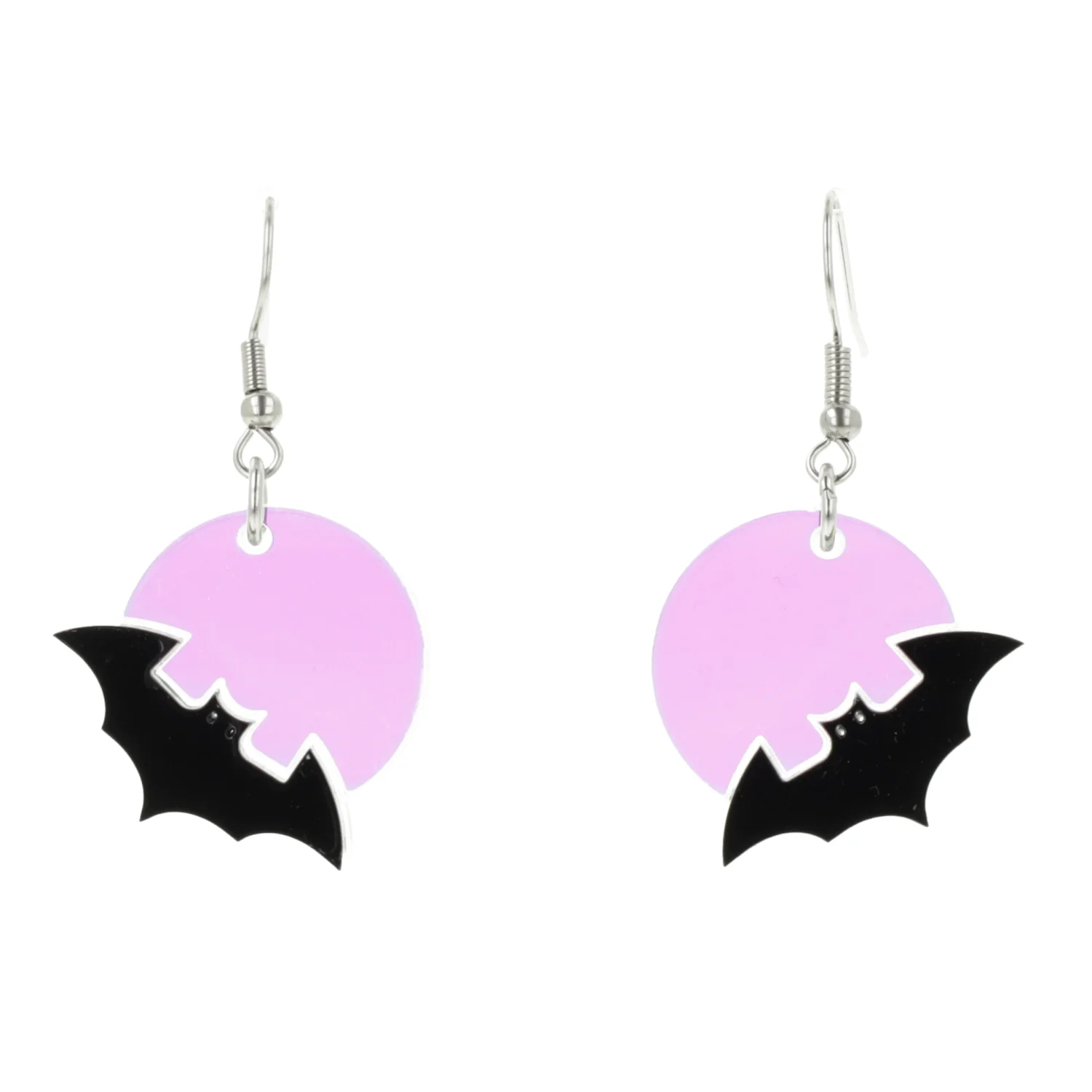 Bat On The Moon Earrings - Image 8