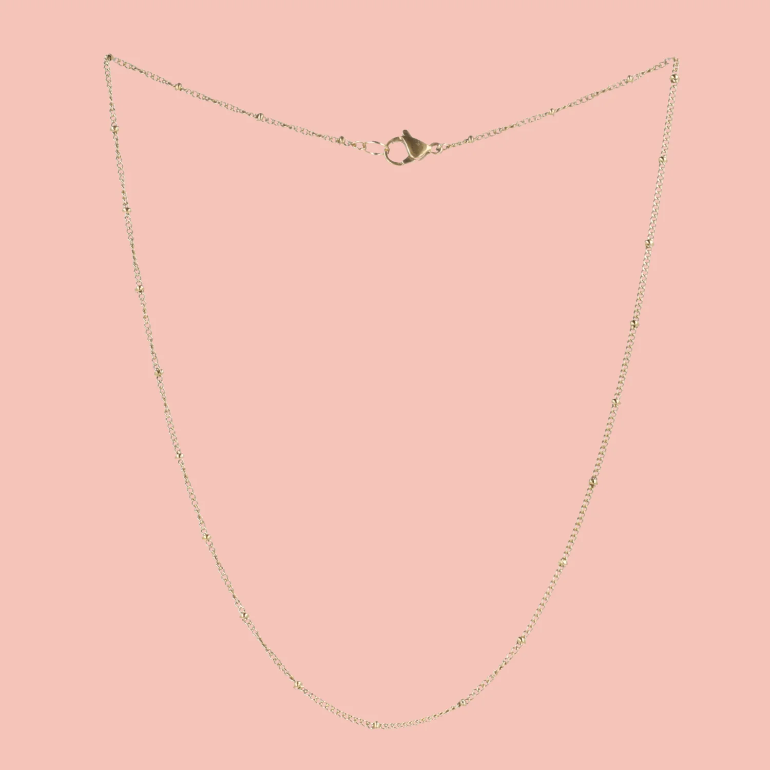 Beaded Necklace (Gold Plated) - Image 2
