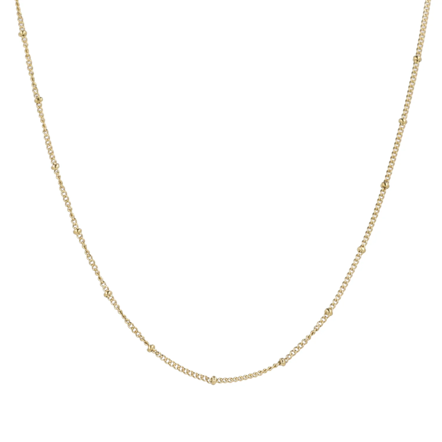 Beaded Necklace (Gold Plated) - Image 3