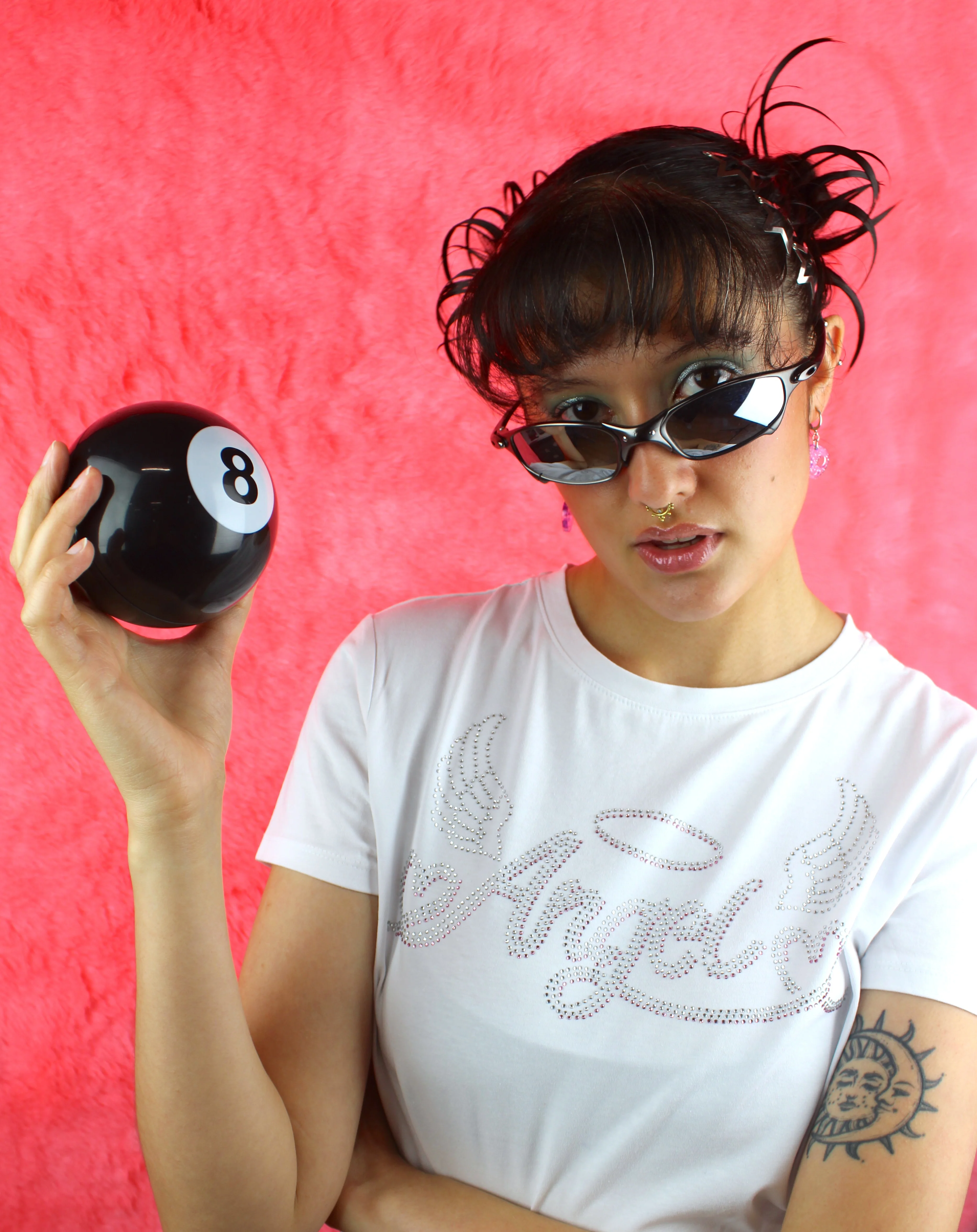 Beam Me Up! Alien Huggie Hoop Earrings - Image 5