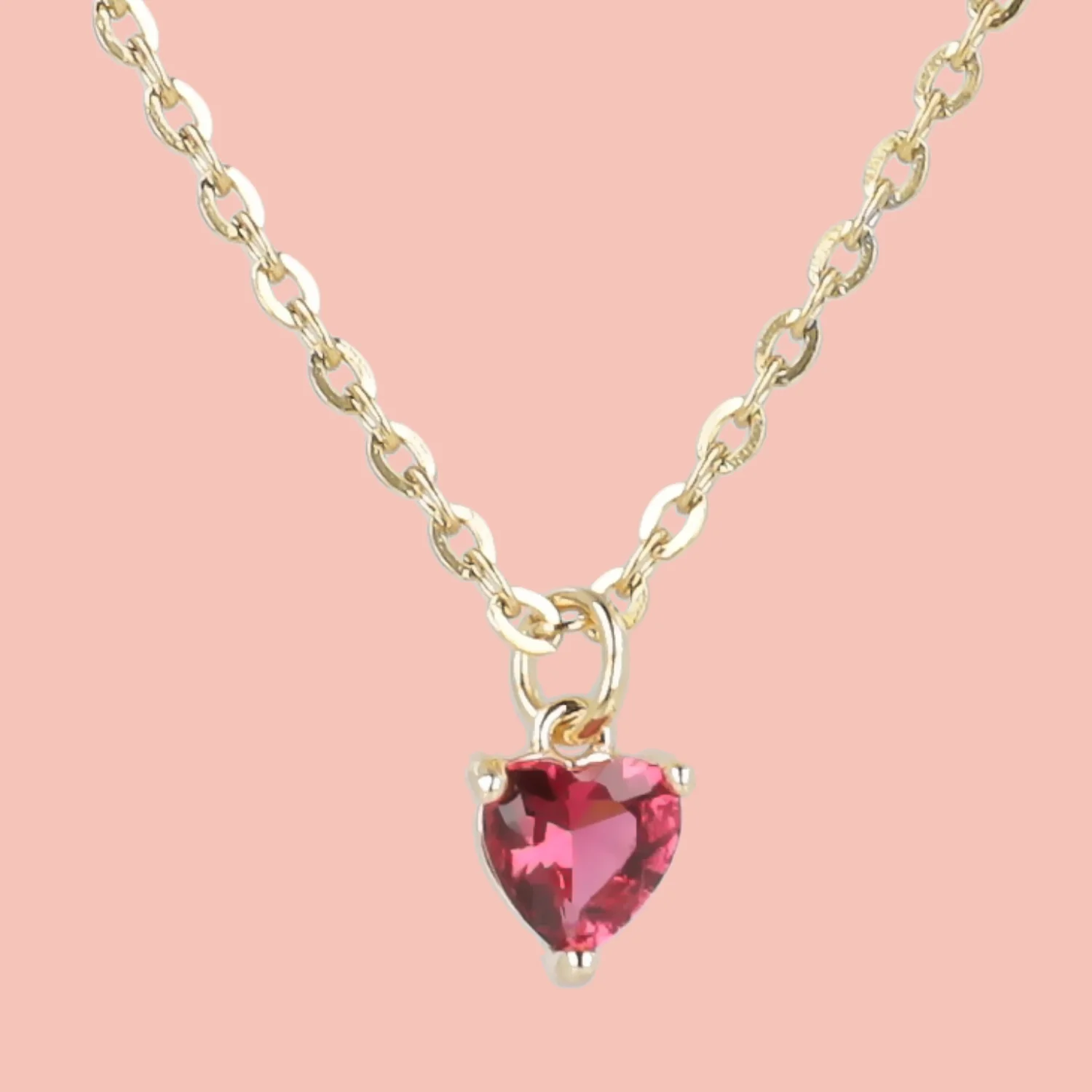 Bejewelled Heart Necklace