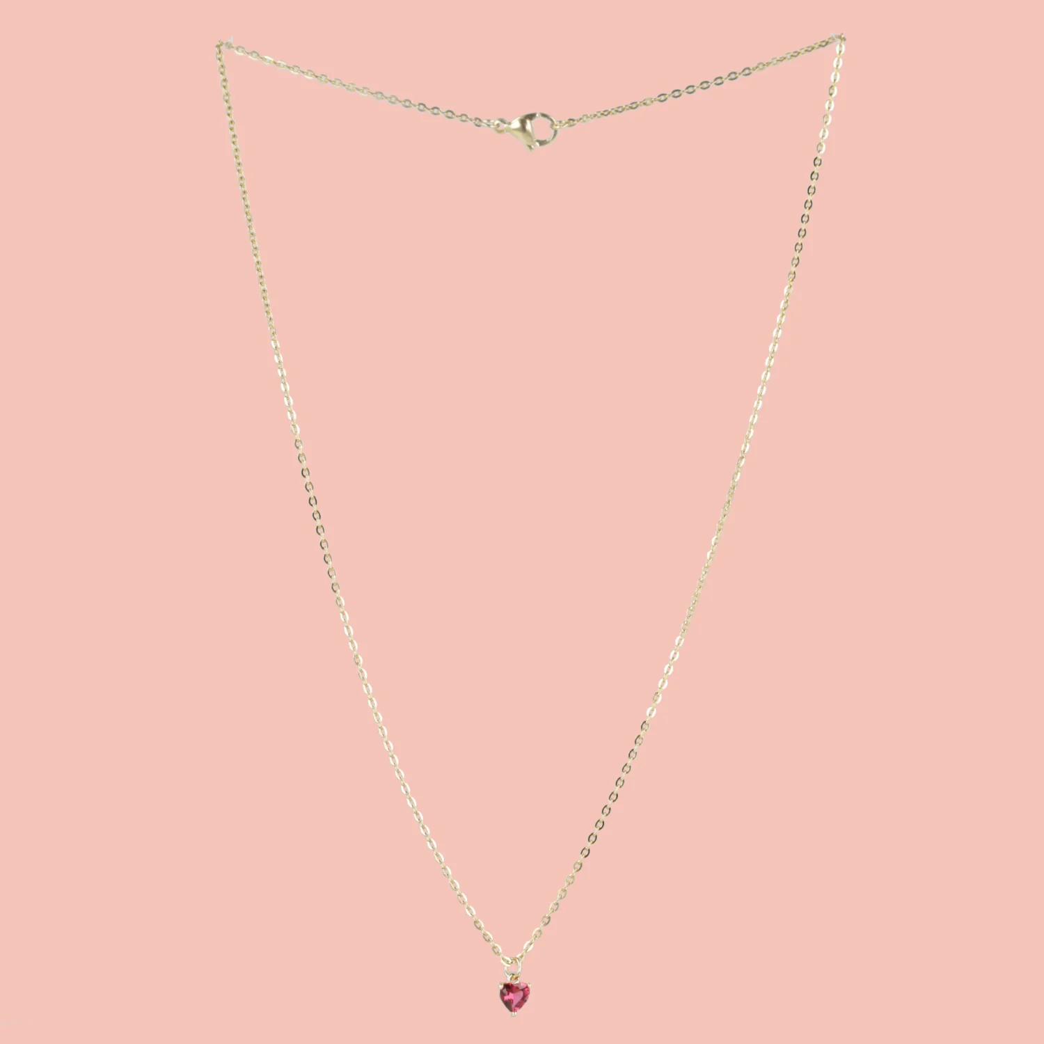 Bejewelled Heart Necklace - Image 3