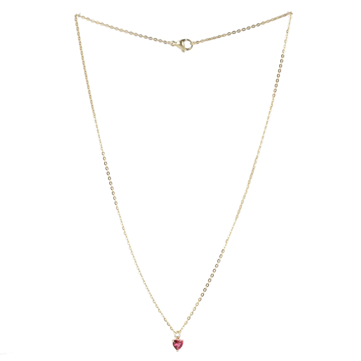 Bejewelled Heart Necklace - Image 5