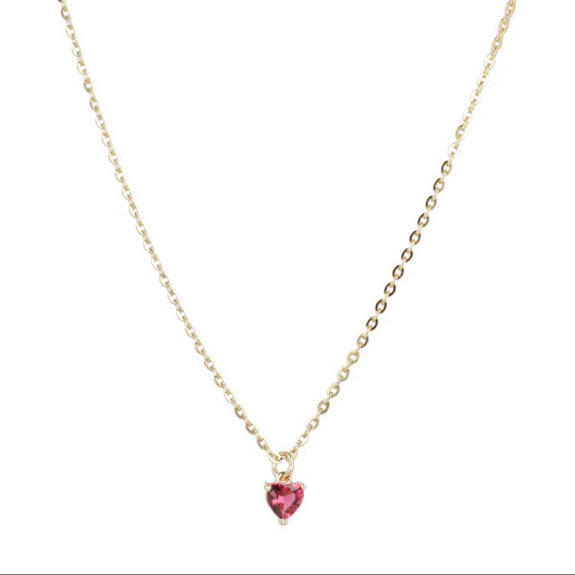 Bejewelled Heart Necklace - Image 6
