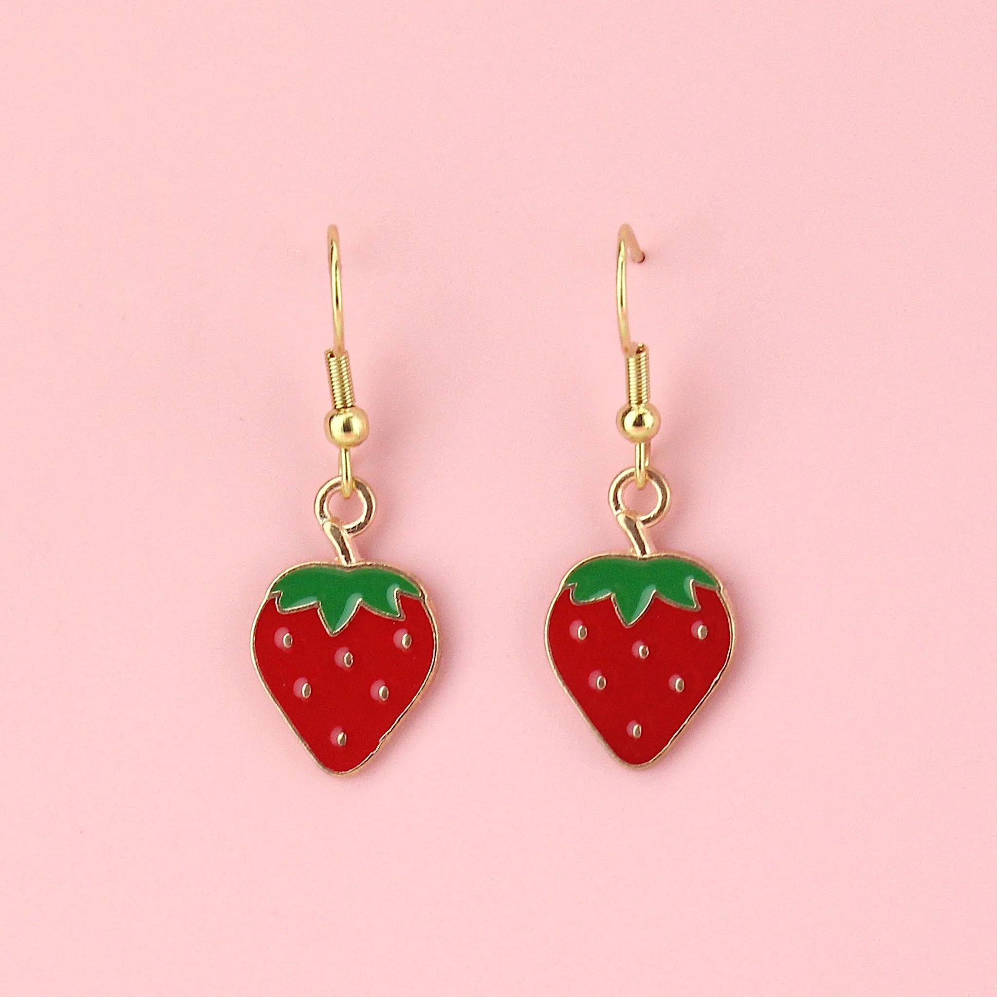 Berry Sweet Strawberry Earrings