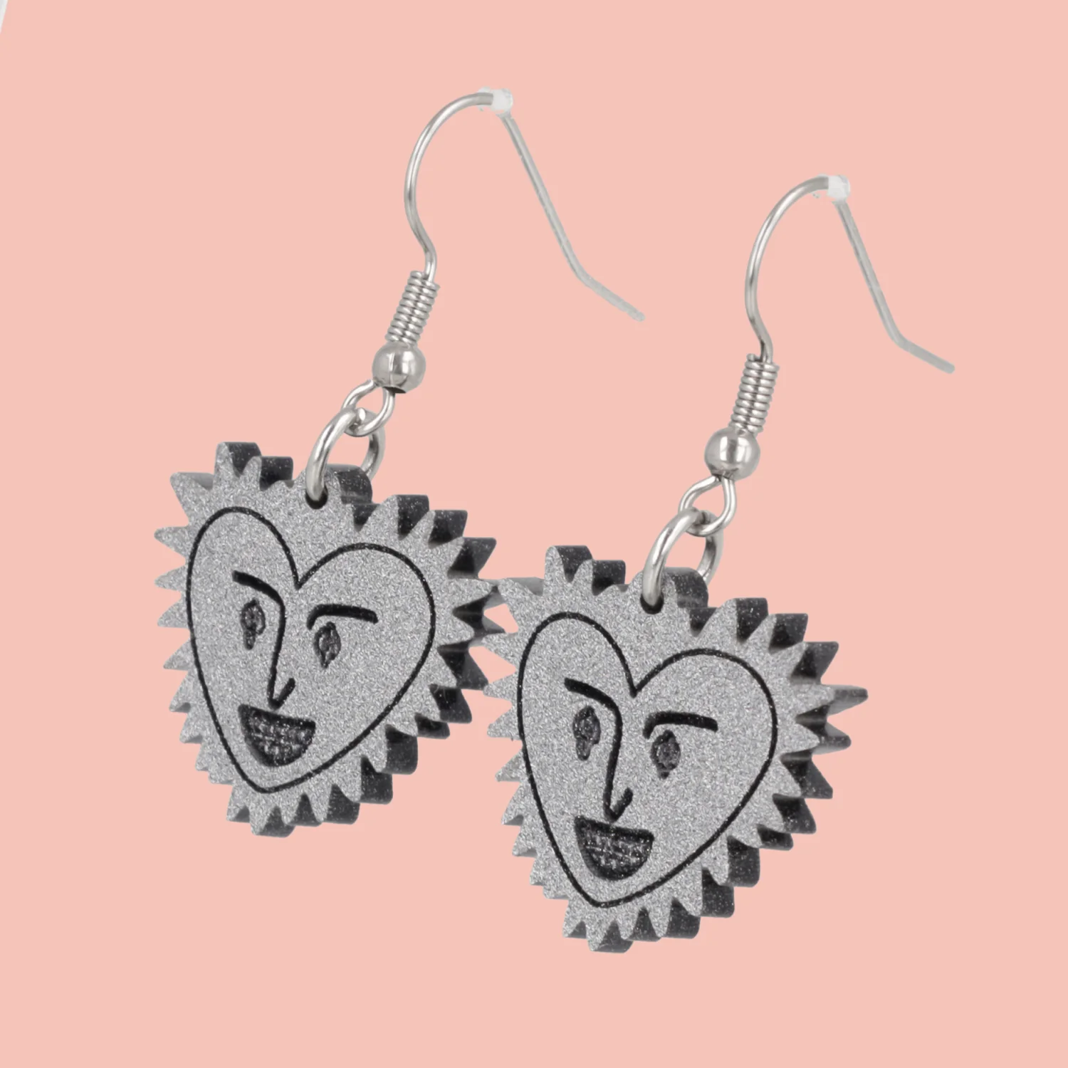'Big Merv' Evil Face Earrings - Image 3