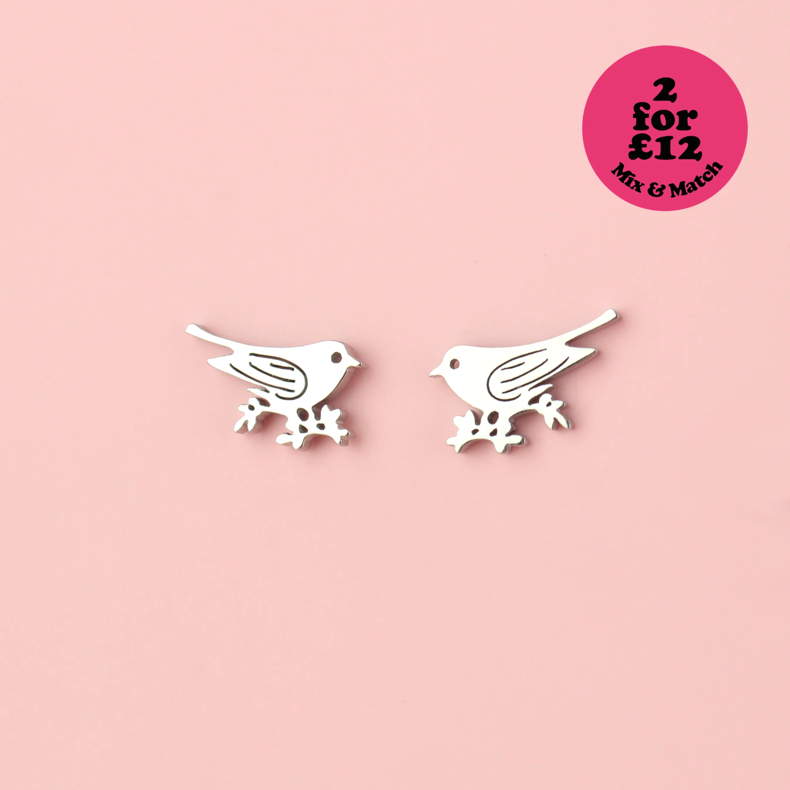 Birds of a Feather Stud Earrings