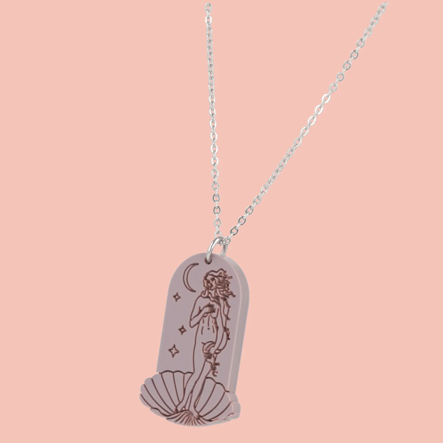 Birth of Venus Arch Necklace - Lavender - Image 3