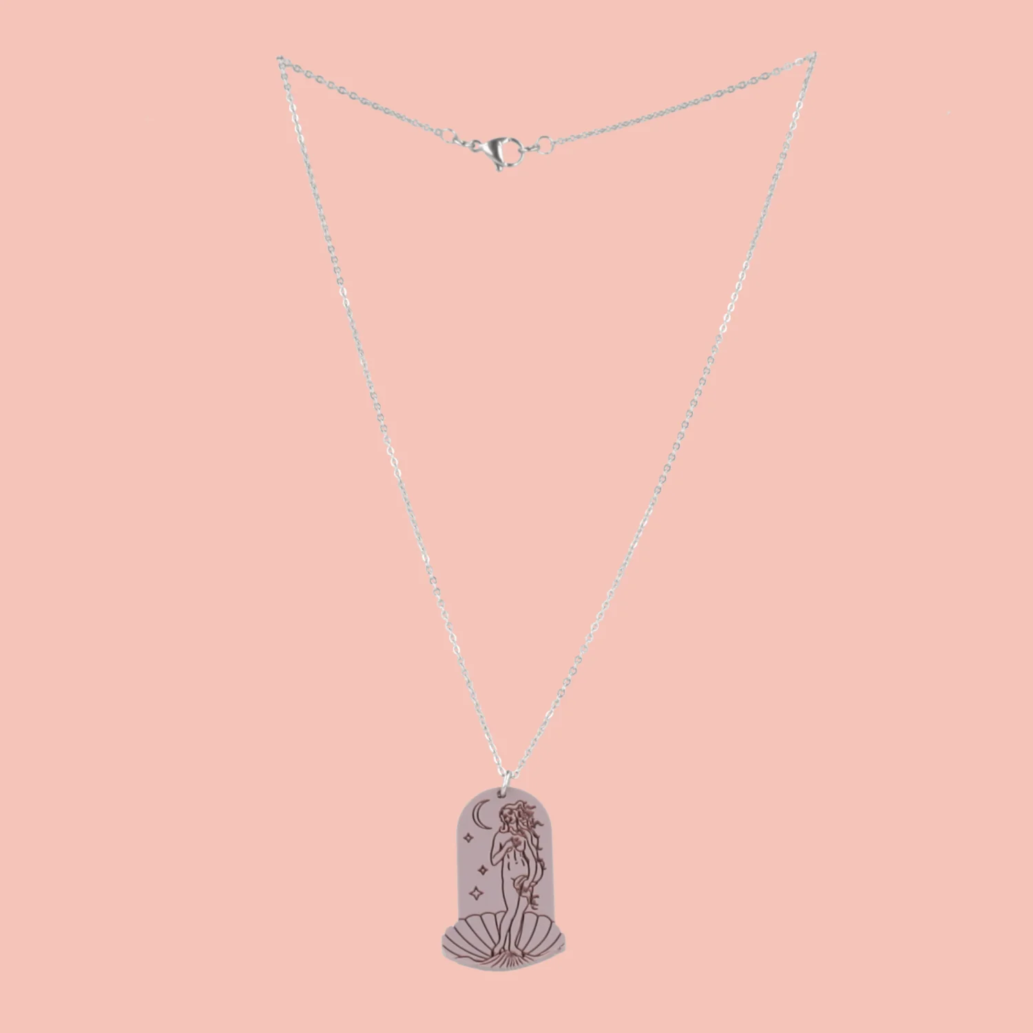 Birth of Venus Arch Necklace - Lavender - Image 5