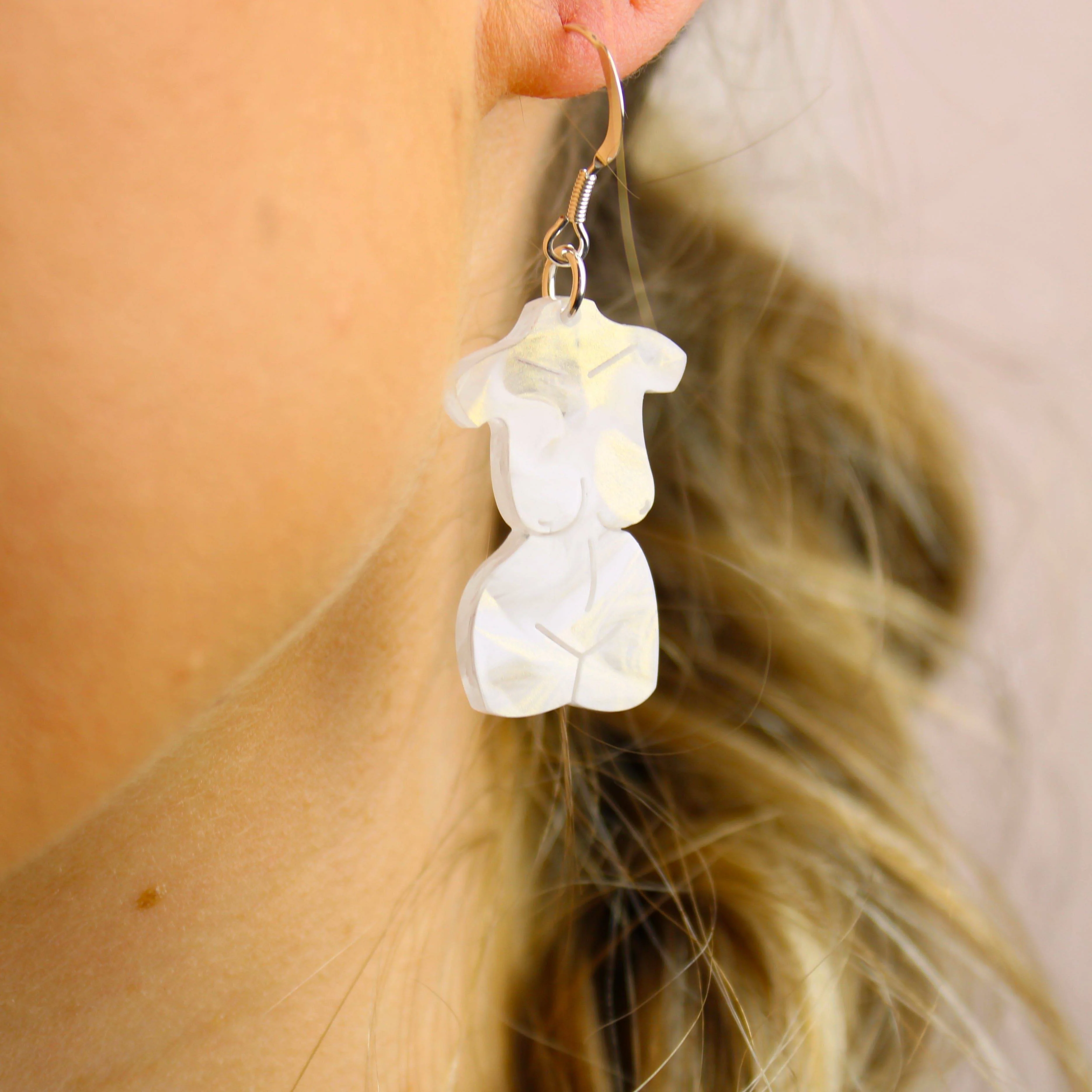 Birthday Suit Earrings- Almond - Image 5