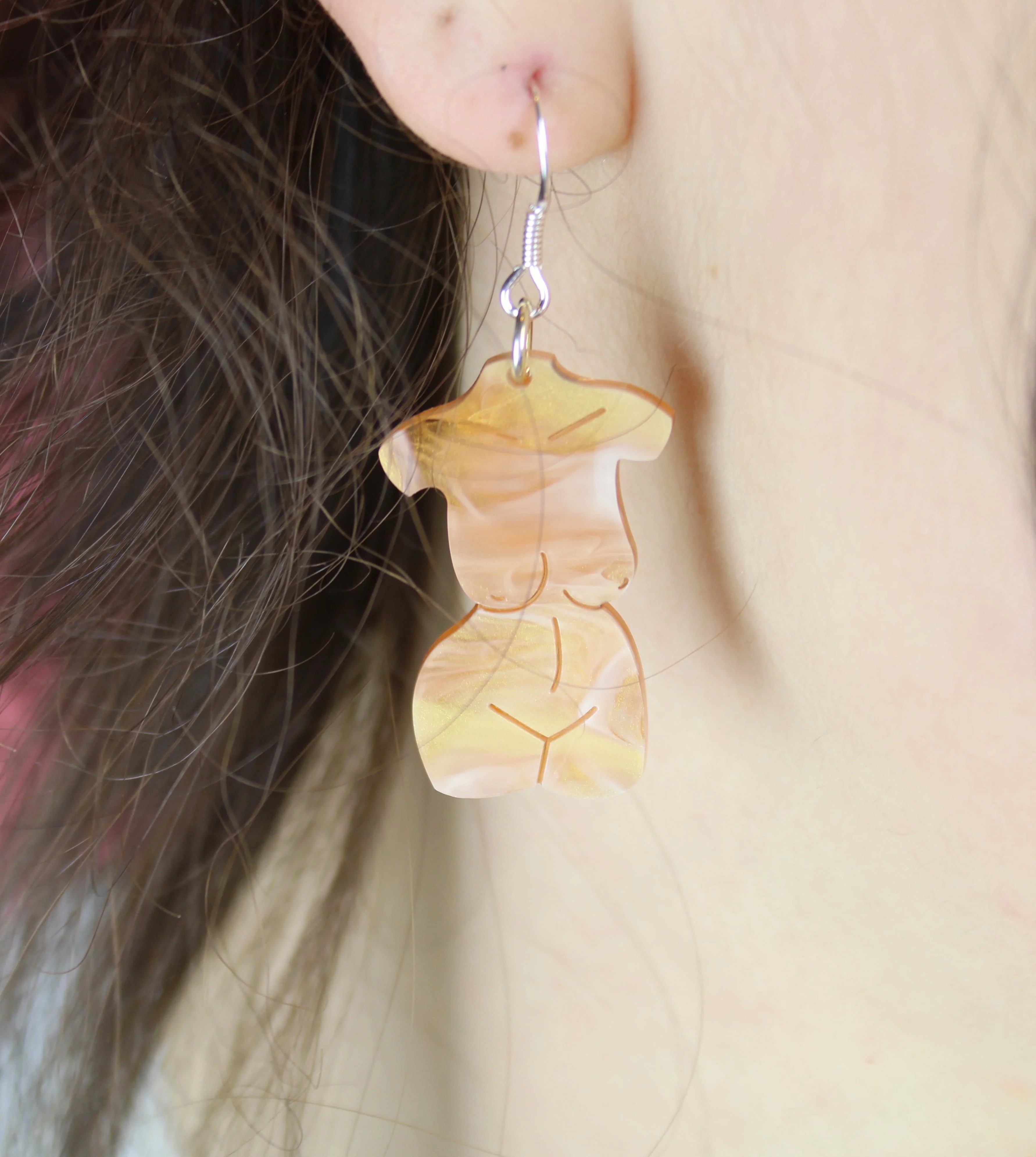 Birthday Suit Earrings - Pecan - Image 4