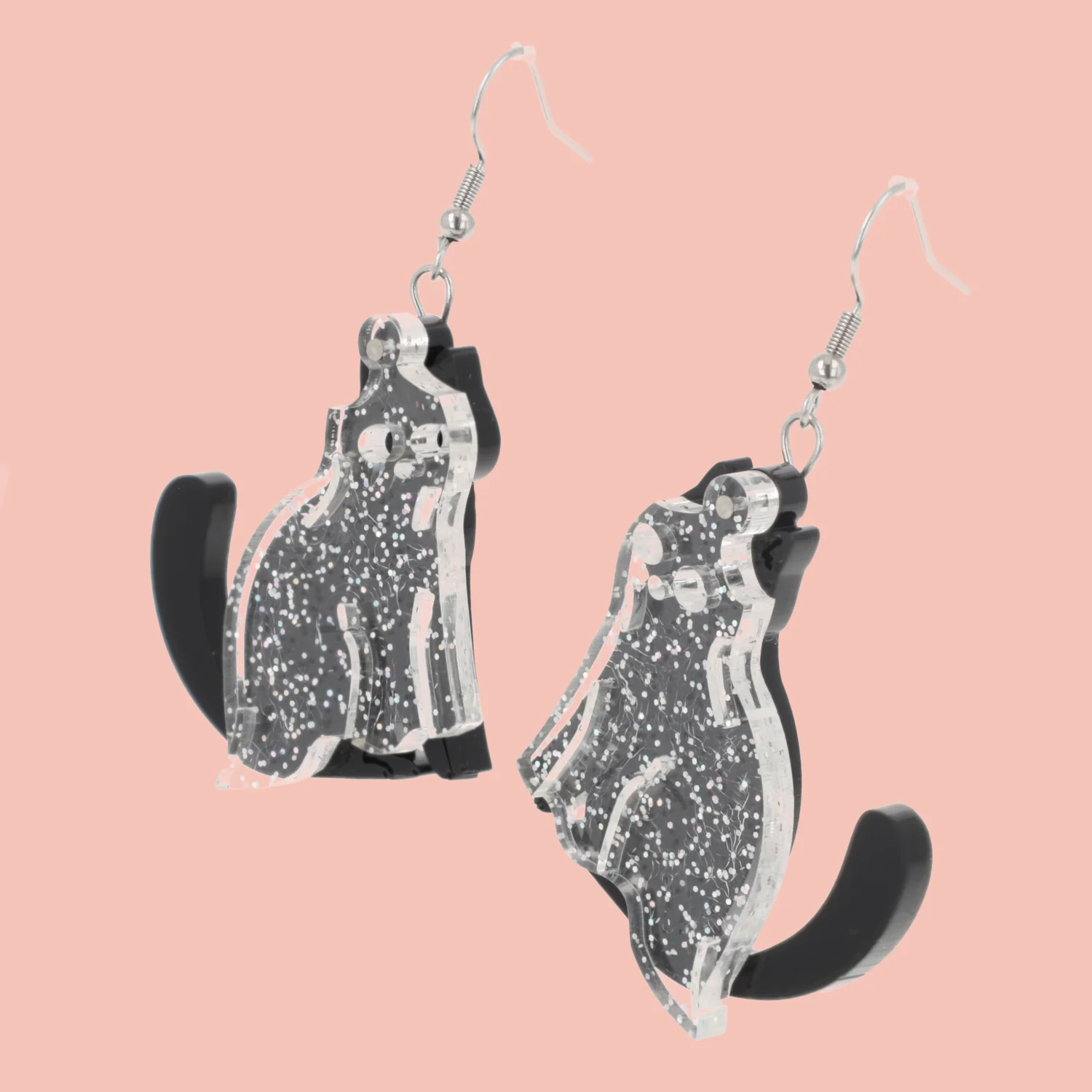Black Purranormal Cativity Earrings - Image 3