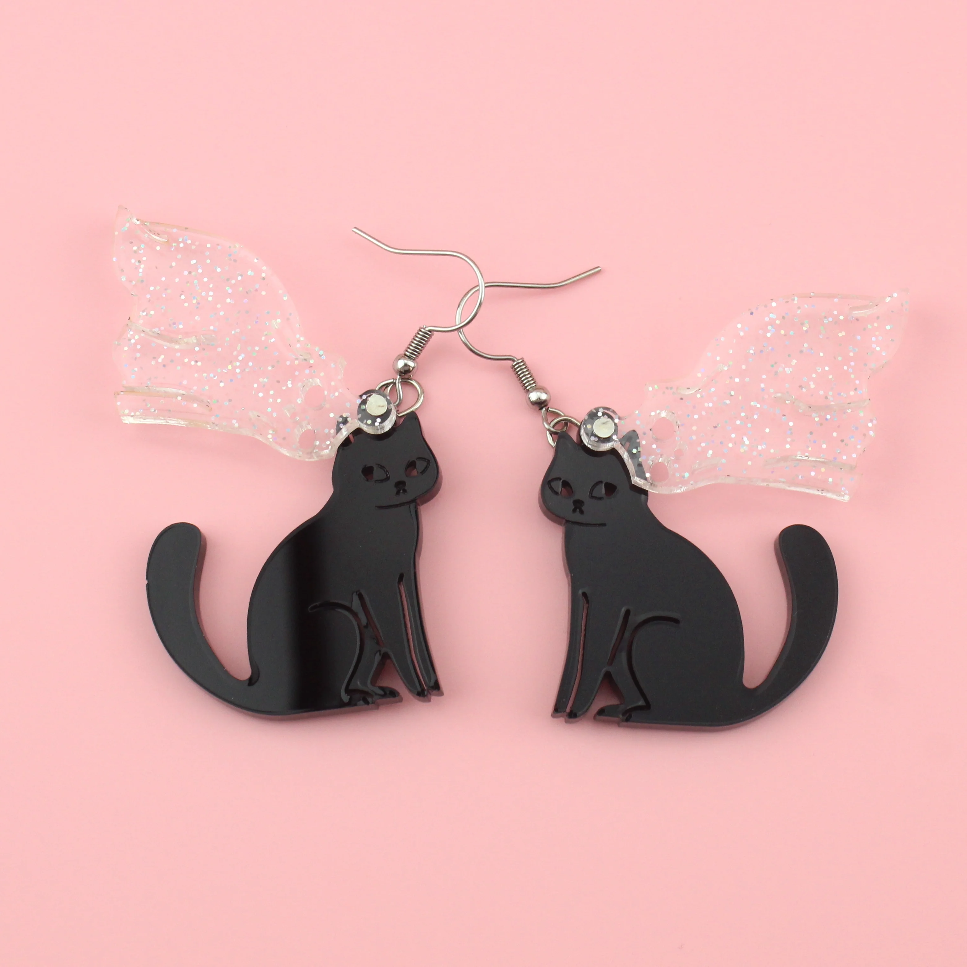 Black Purranormal Cativity Earrings - Image 6