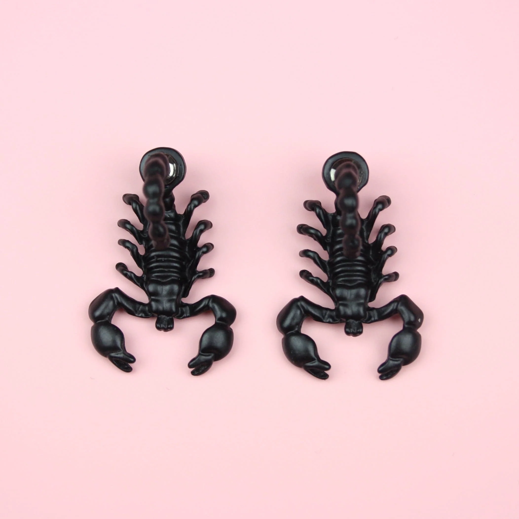 Black Scorpion 2 Piece Stud Earrings - Image 6