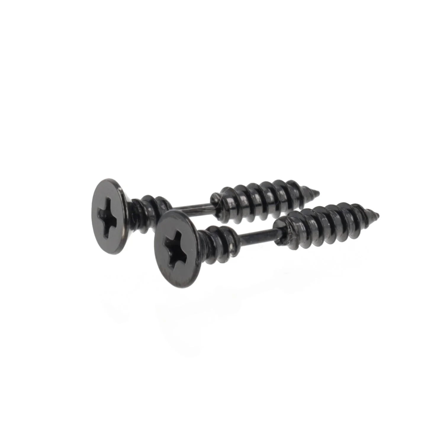 Black Screw Earrings - Image 7