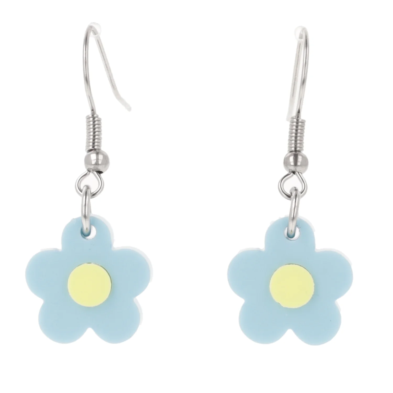 Blooming Botanicals Flower Earrings (Blue) - Image 5