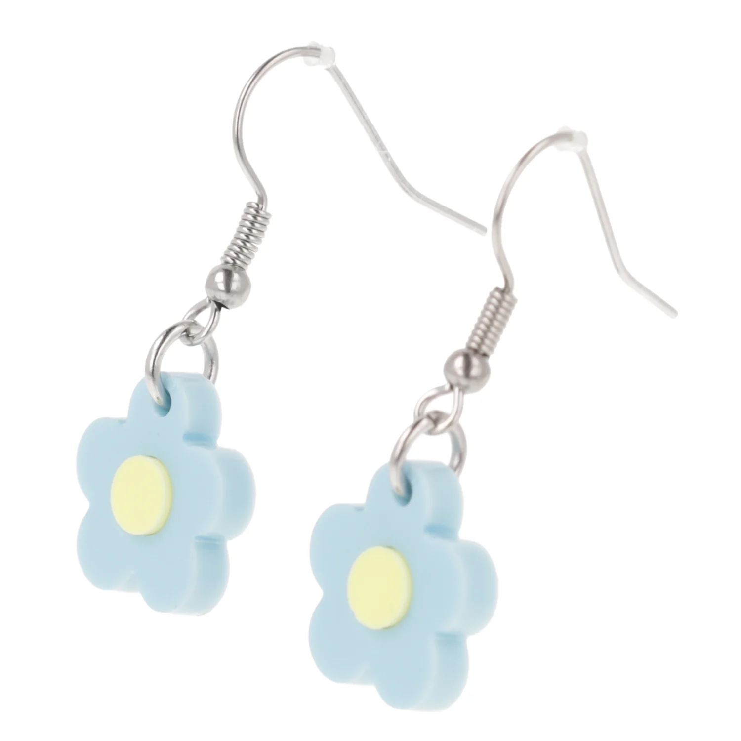 Blooming Botanicals Flower Earrings (Blue) - Image 6