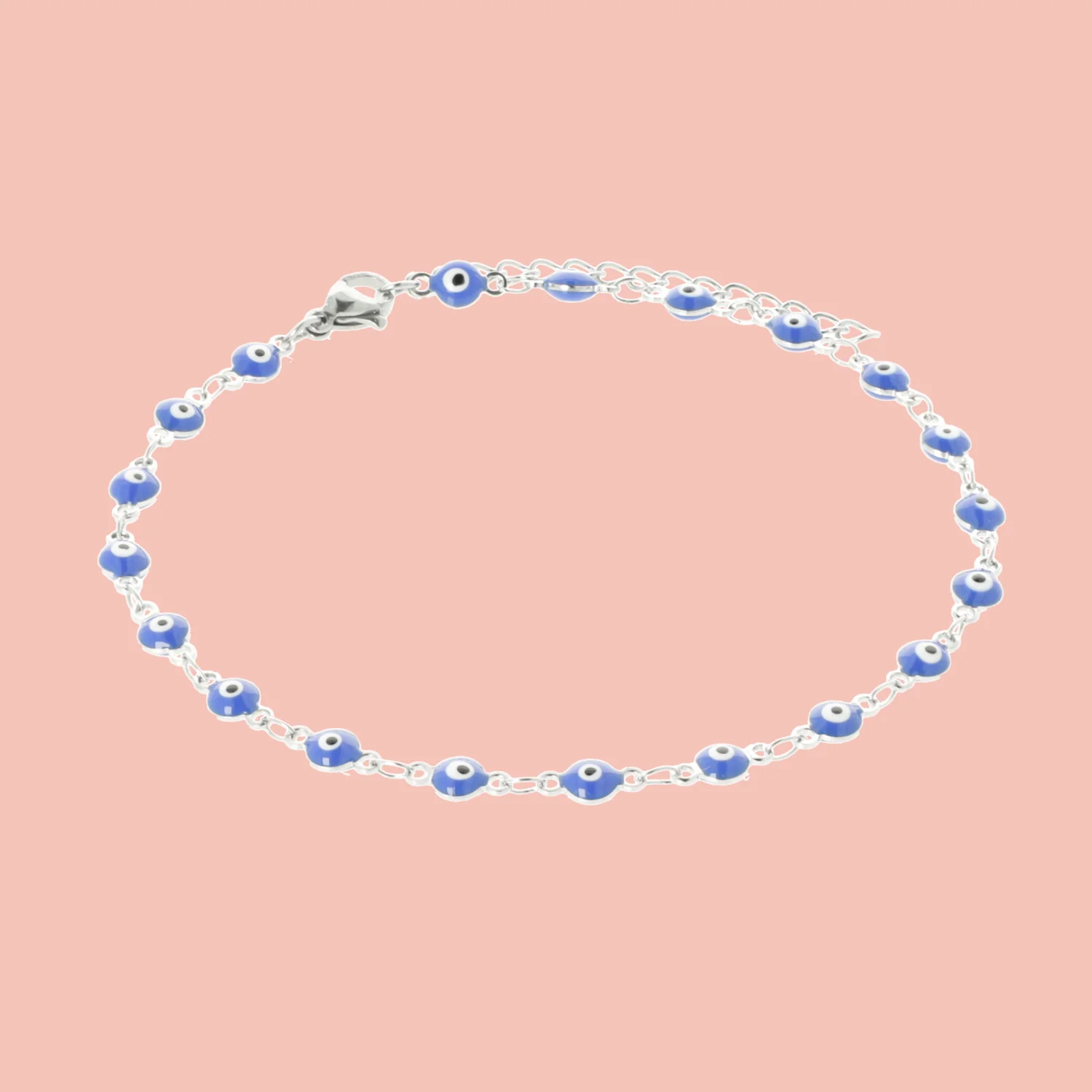 Blue Evil Eye Anklet - Image 3