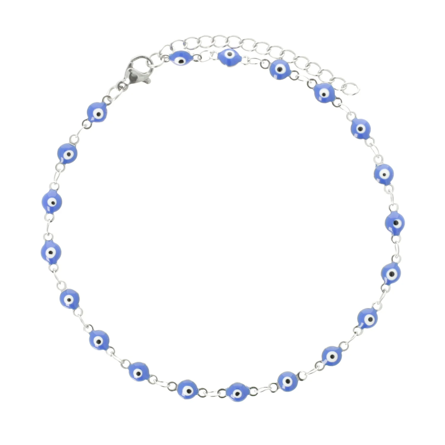 Blue Evil Eye Anklet - Image 4