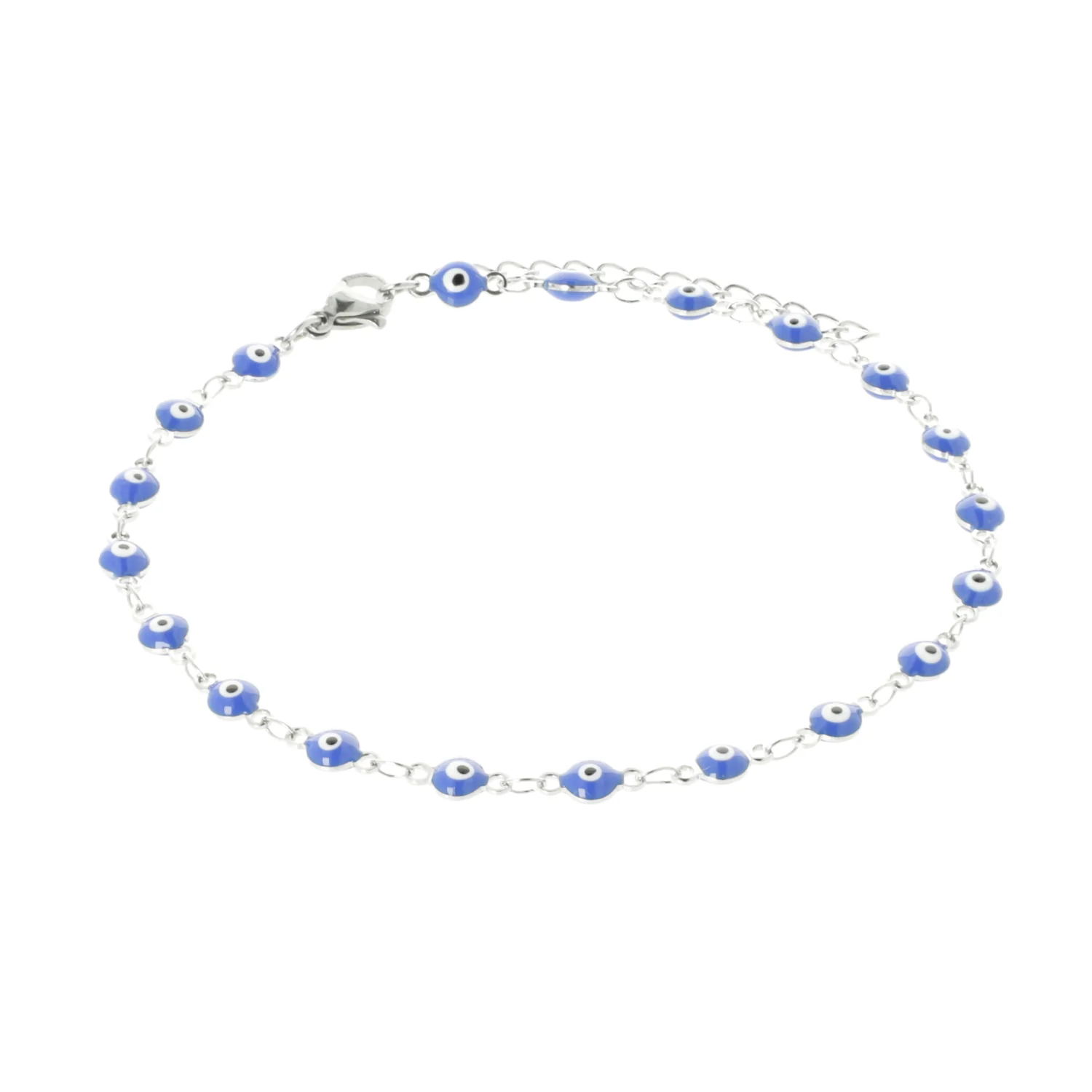 Blue Evil Eye Anklet - Image 5