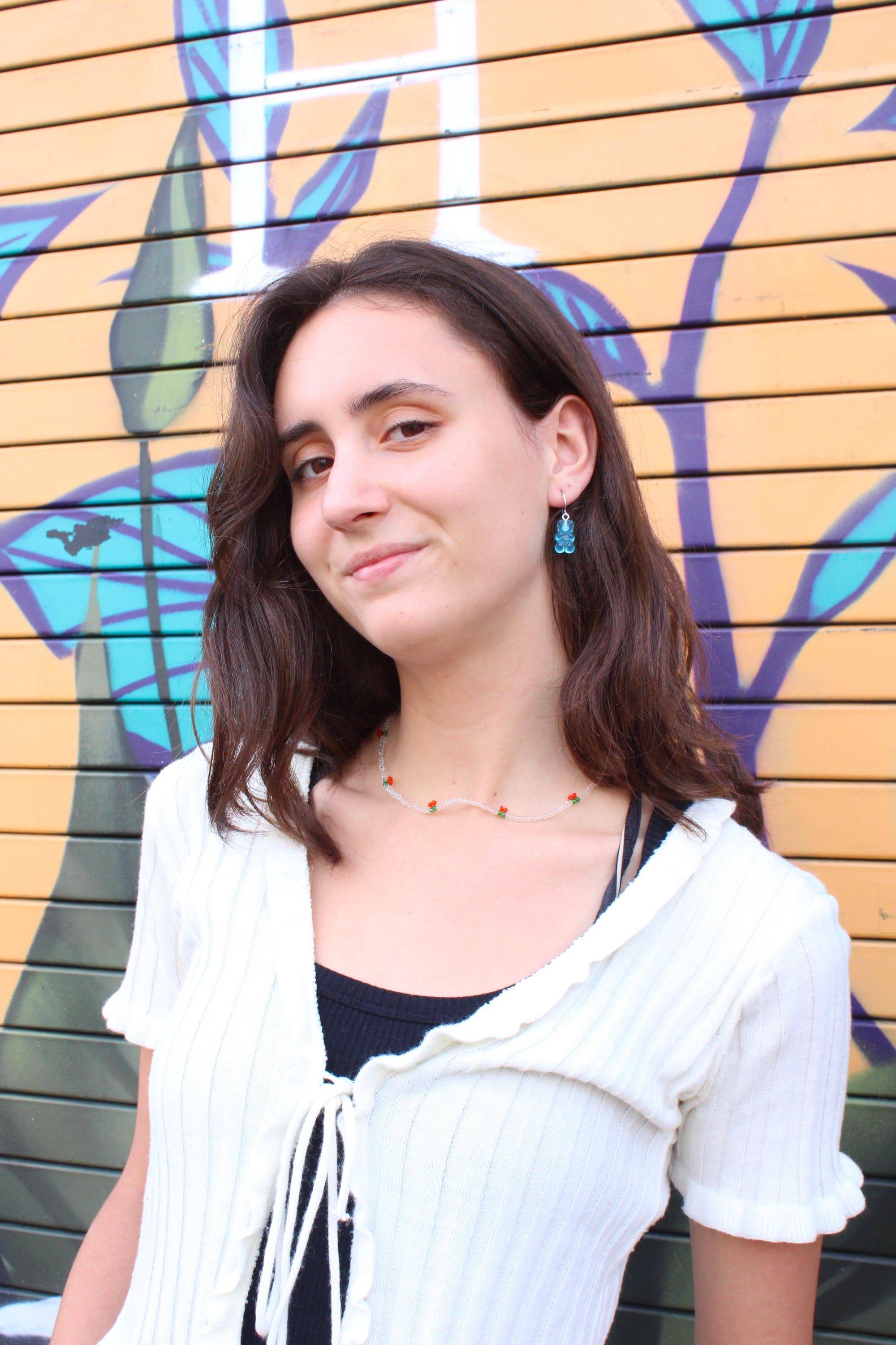 Blueberry Gummy Bear Earrings - Image 4