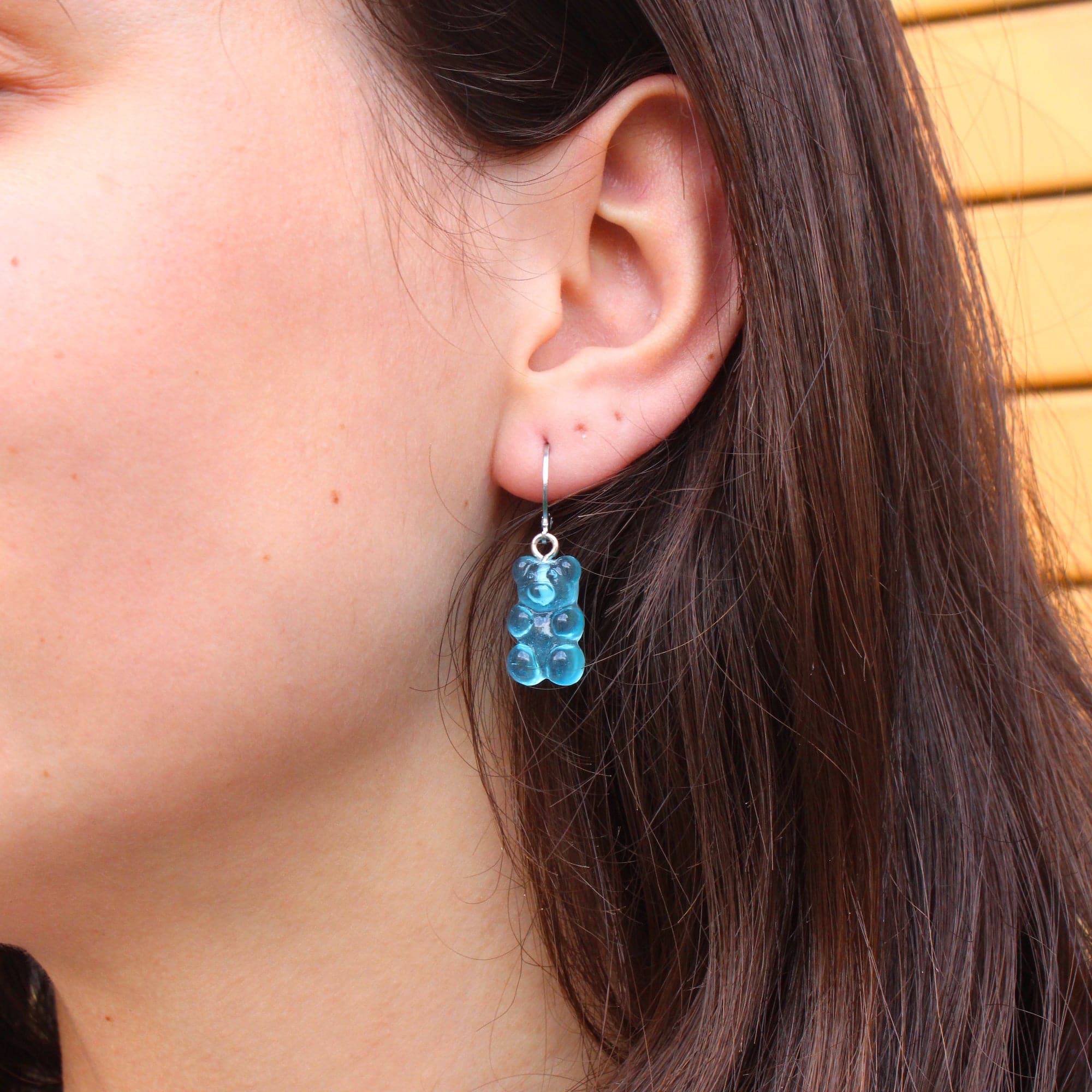 Blueberry Gummy Bear Earrings - Image 5