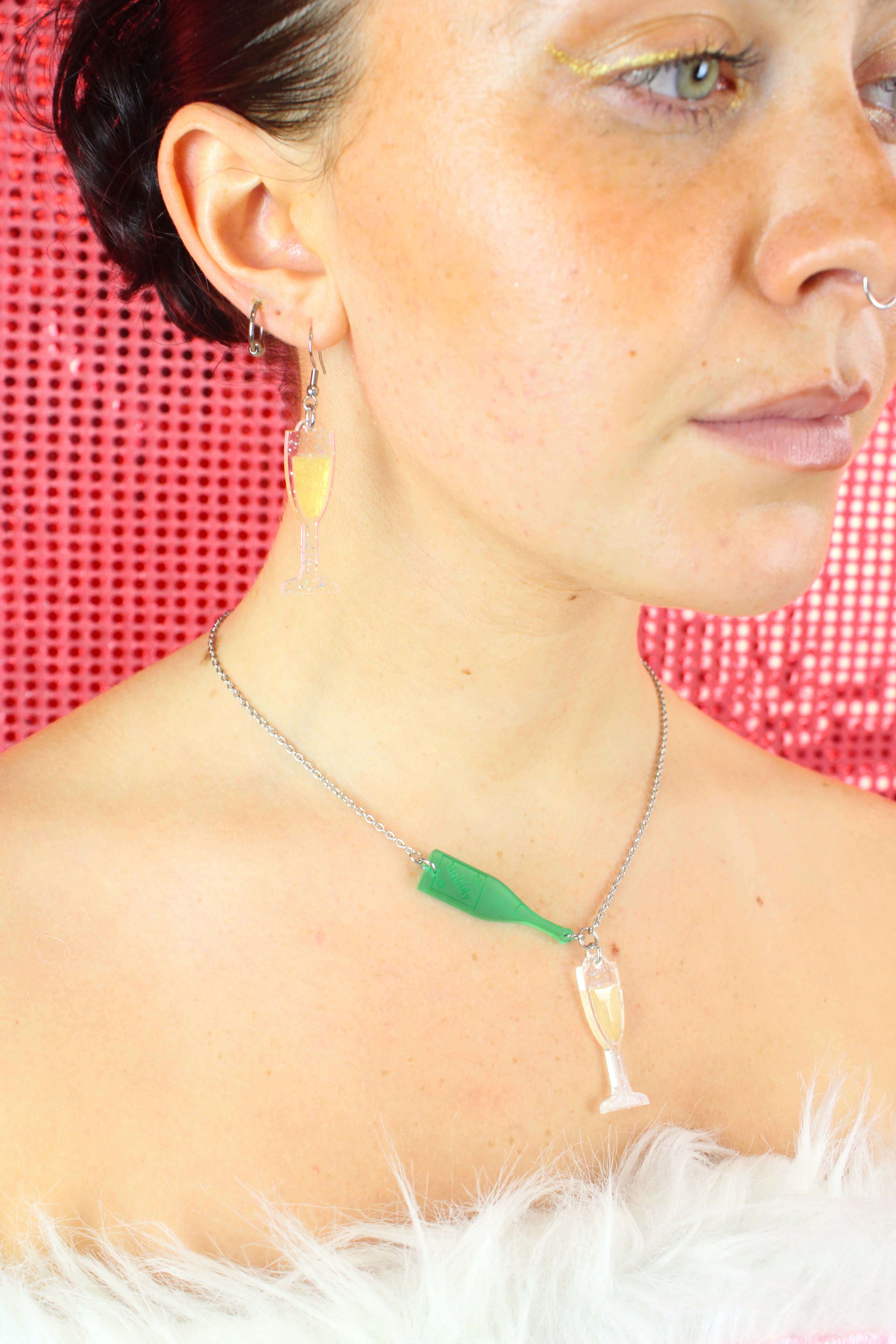 'Bolly' Champagne Necklace - Image 9