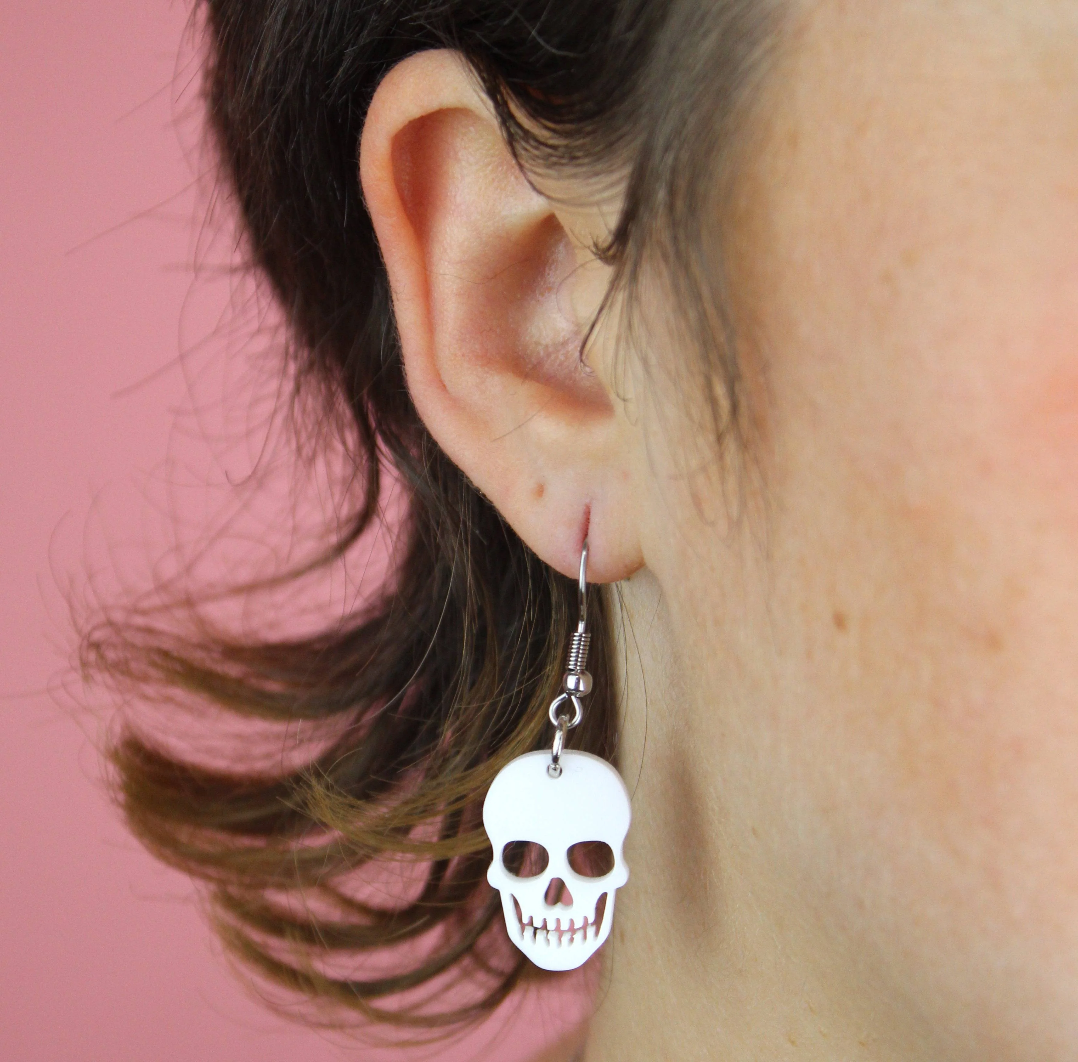 Bone Appetit Skull Earrings - Image 2