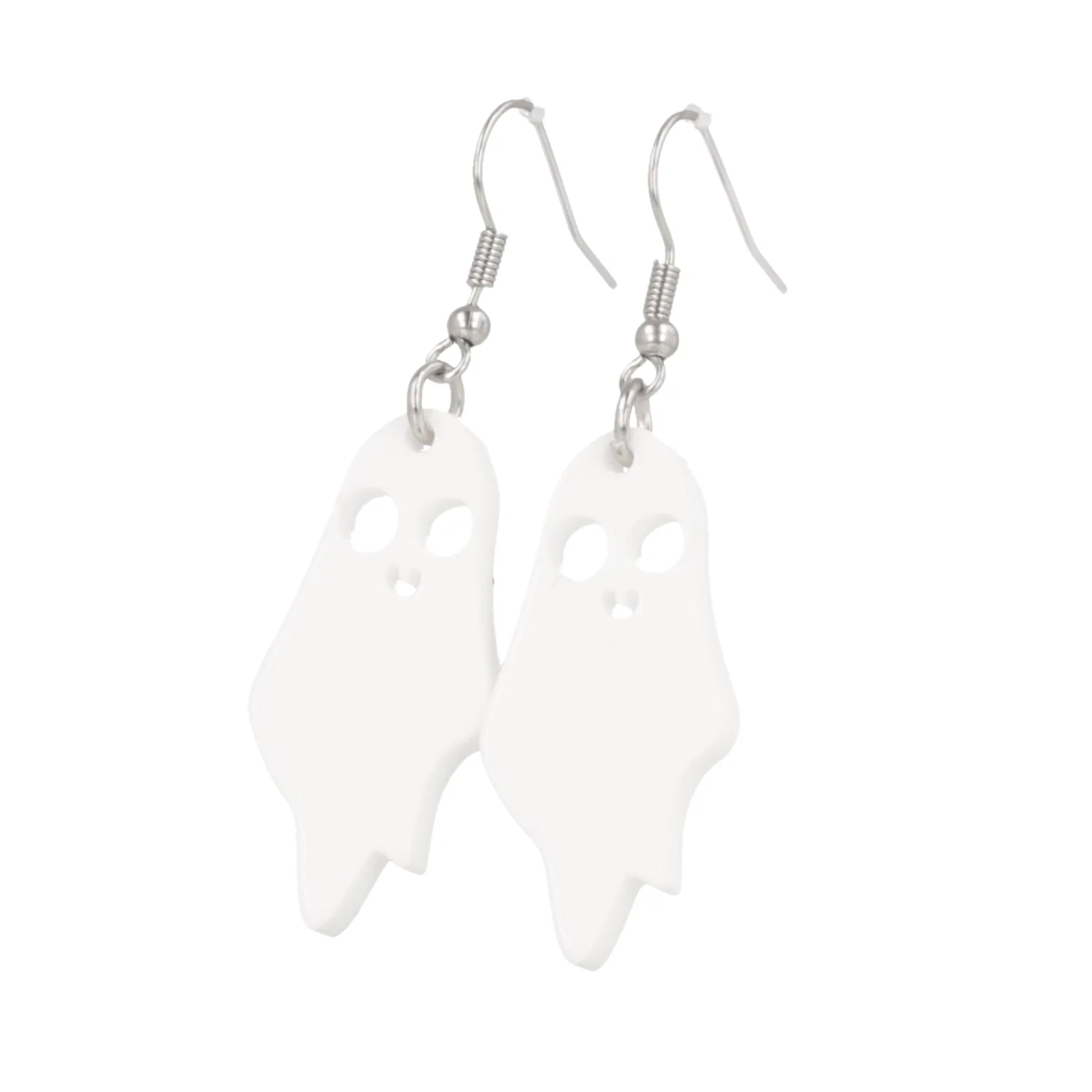 Boo You Whore White Ghost Earrings - Image 6