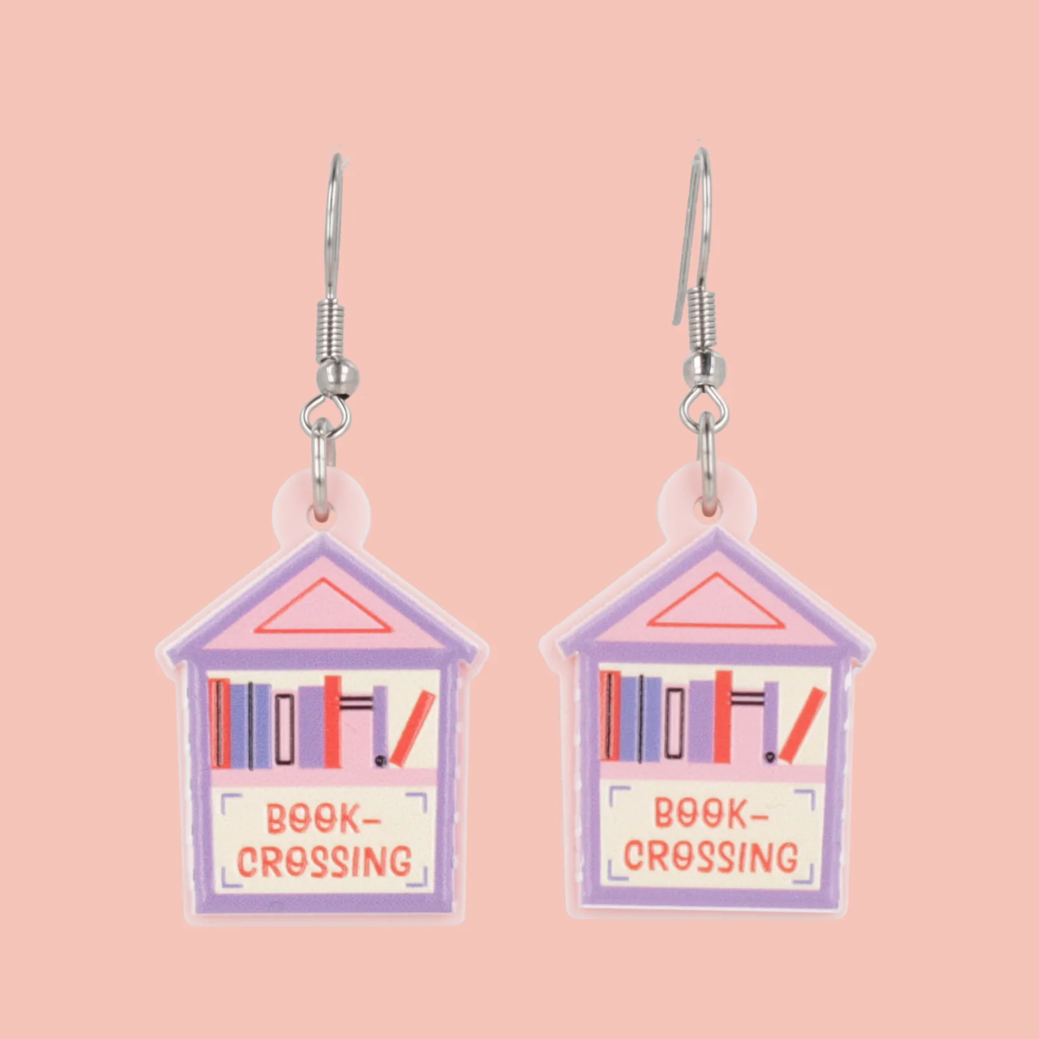 Book-Crossing Earrings