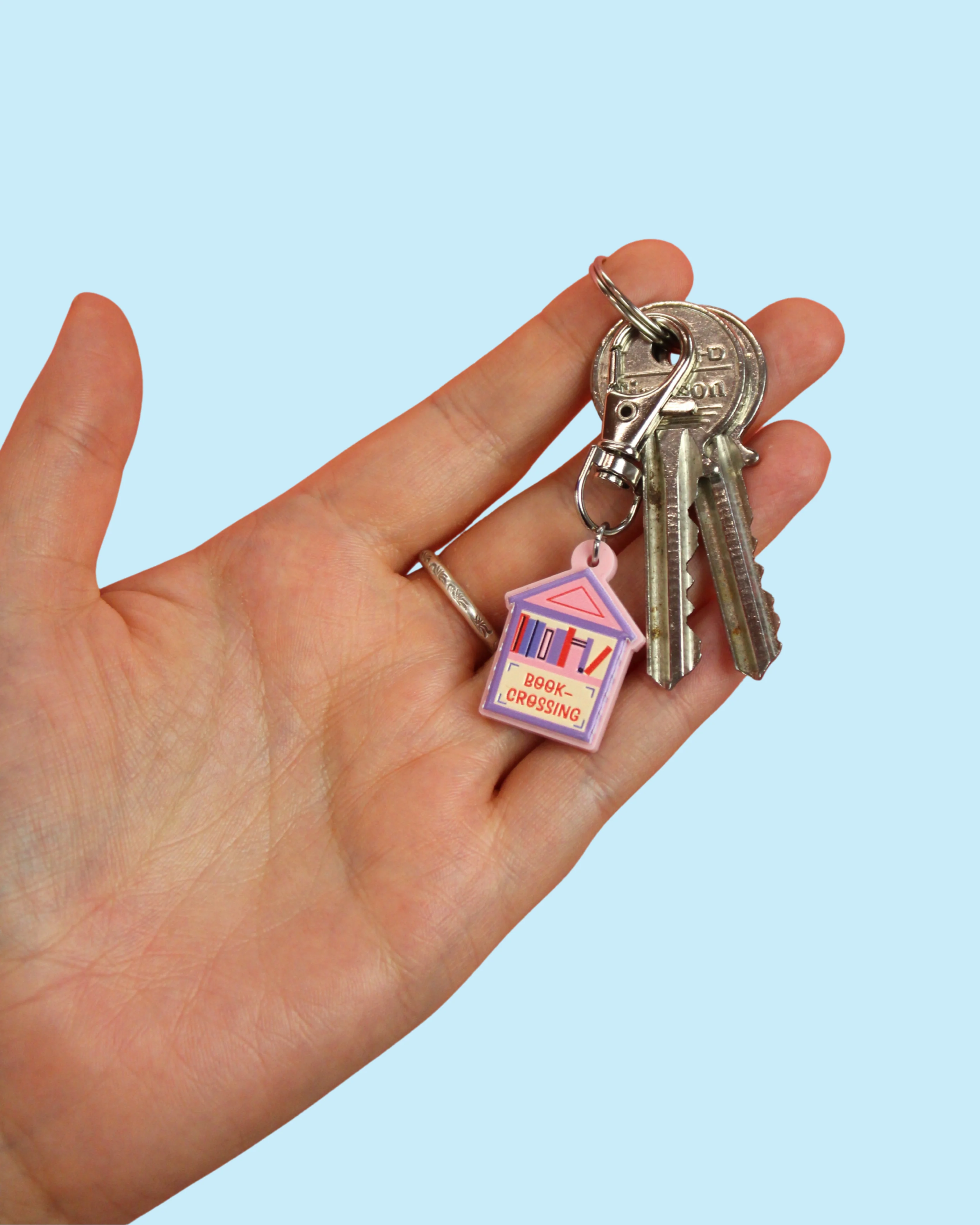 Book-Crossing Keyring/Bag Charm - Image 2