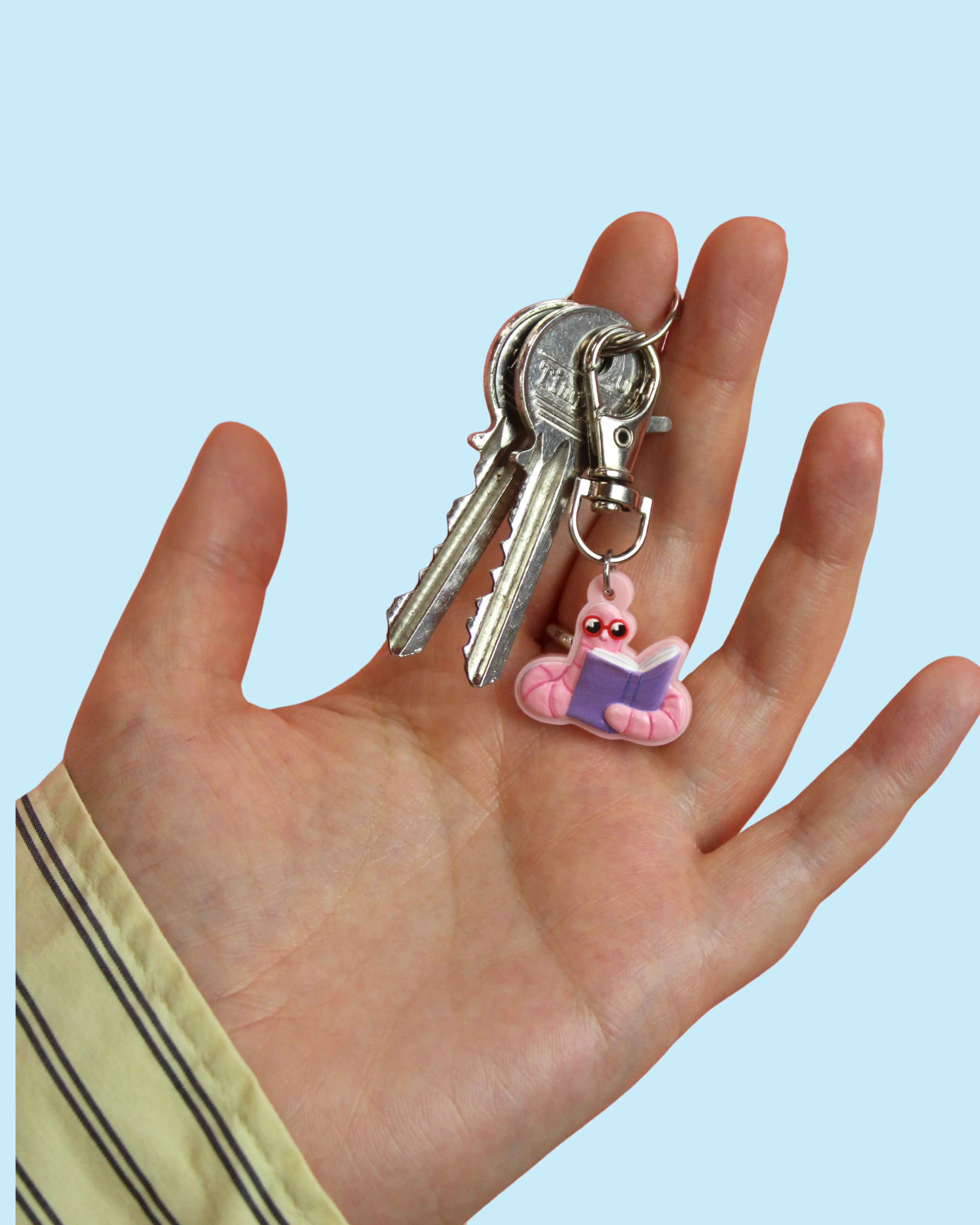 Bookworm Keyring/ Bag Charm - Image 2